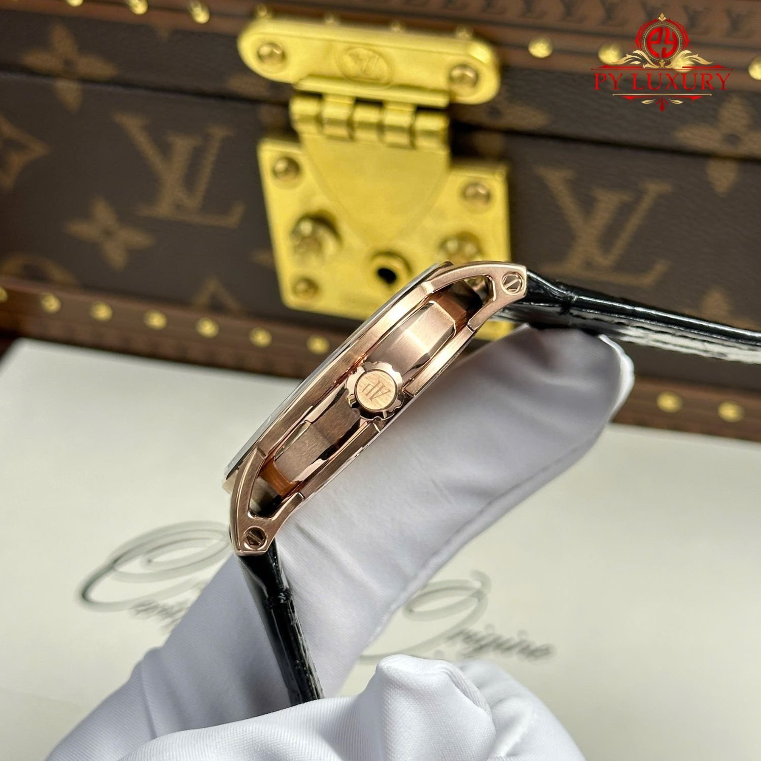 Audemars Piguet Code 11.59 Automatic 15210OR Black Dial Leather Strap 1:1 Best Replica APSF 41mm - 图片 7