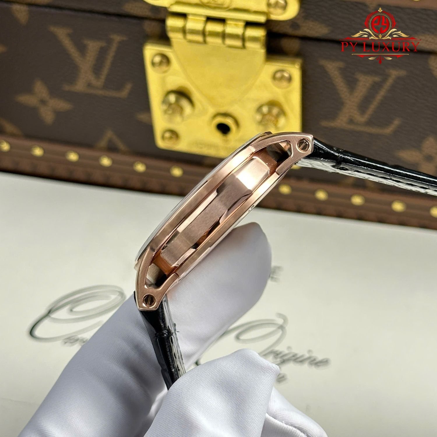 Audemars Piguet Code 11.59 Automatic 15210OR Black Dial Leather Strap 1:1 Best Replica APSF 41mm - 图片 8