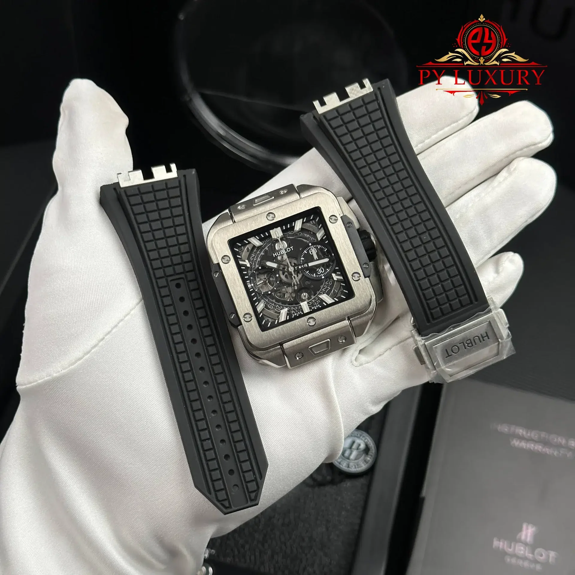 Hublot Square Bang Unico Titanium Automatic Best Quality Replica BBF 42mm - 图片 2