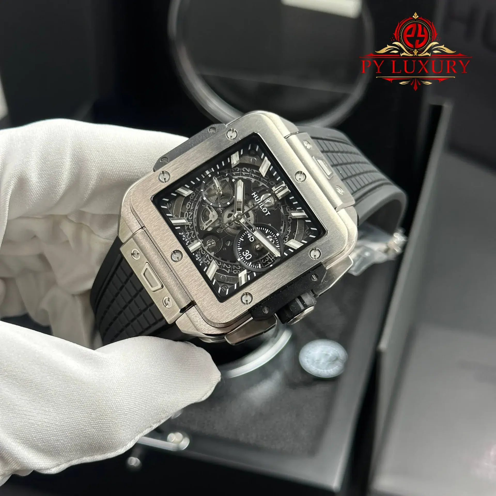 Hublot Square Bang Unico Titanium Automatic Best Quality Replica BBF 42mm - 图片 3