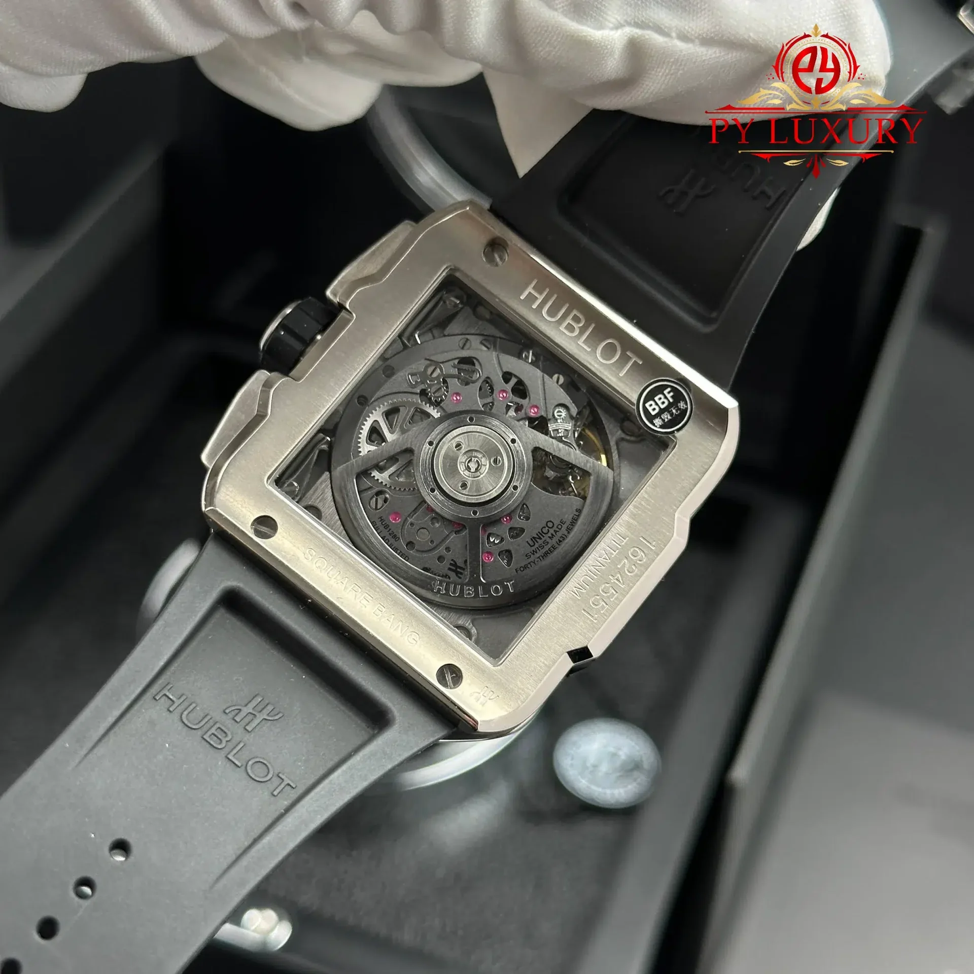 Hublot Square Bang Unico Titanium Automatic Best Quality Replica BBF 42mm - 图片 11