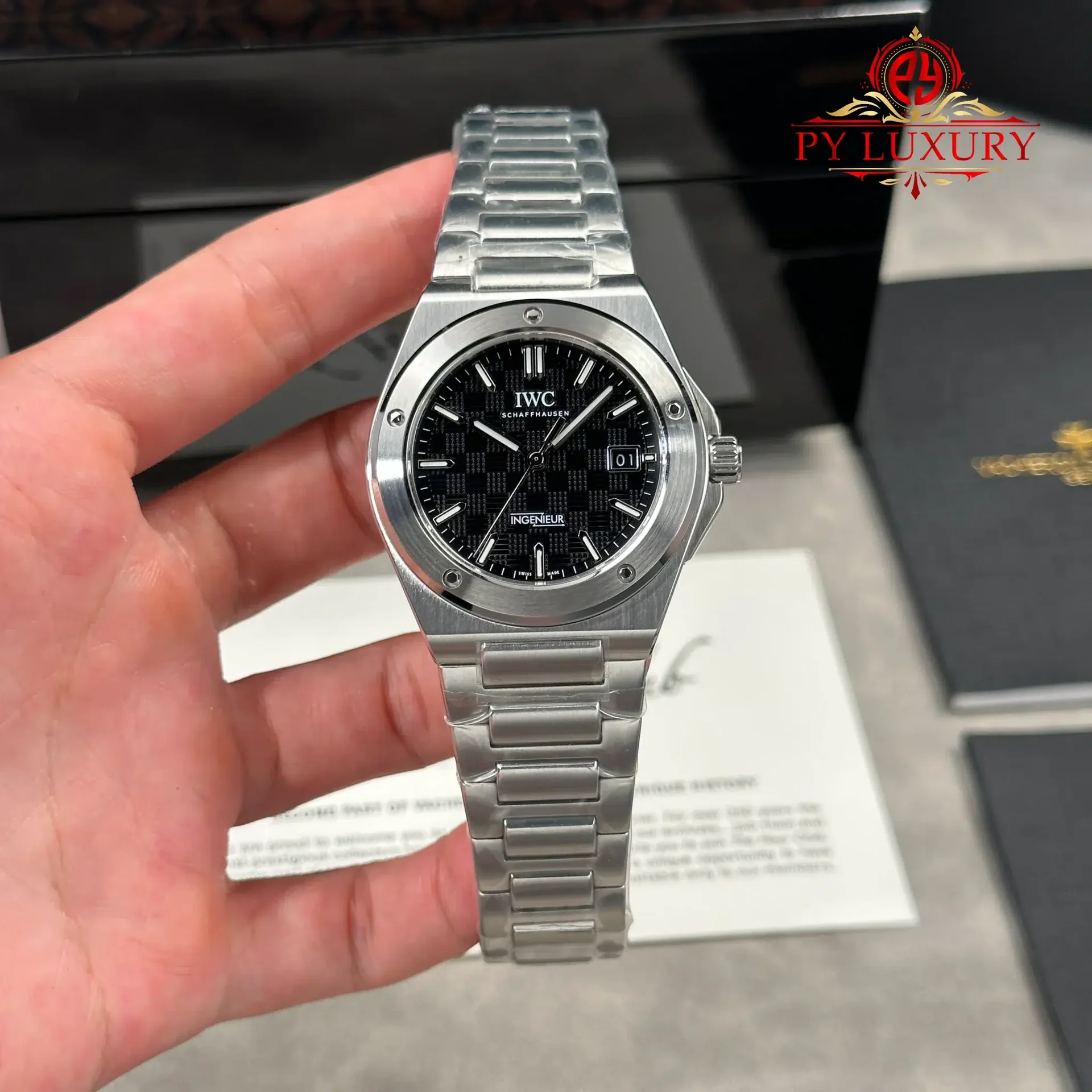 IWC Ingenieur Automatic IW328901 Black Dial 1:1 Best Replica GHF 40mm