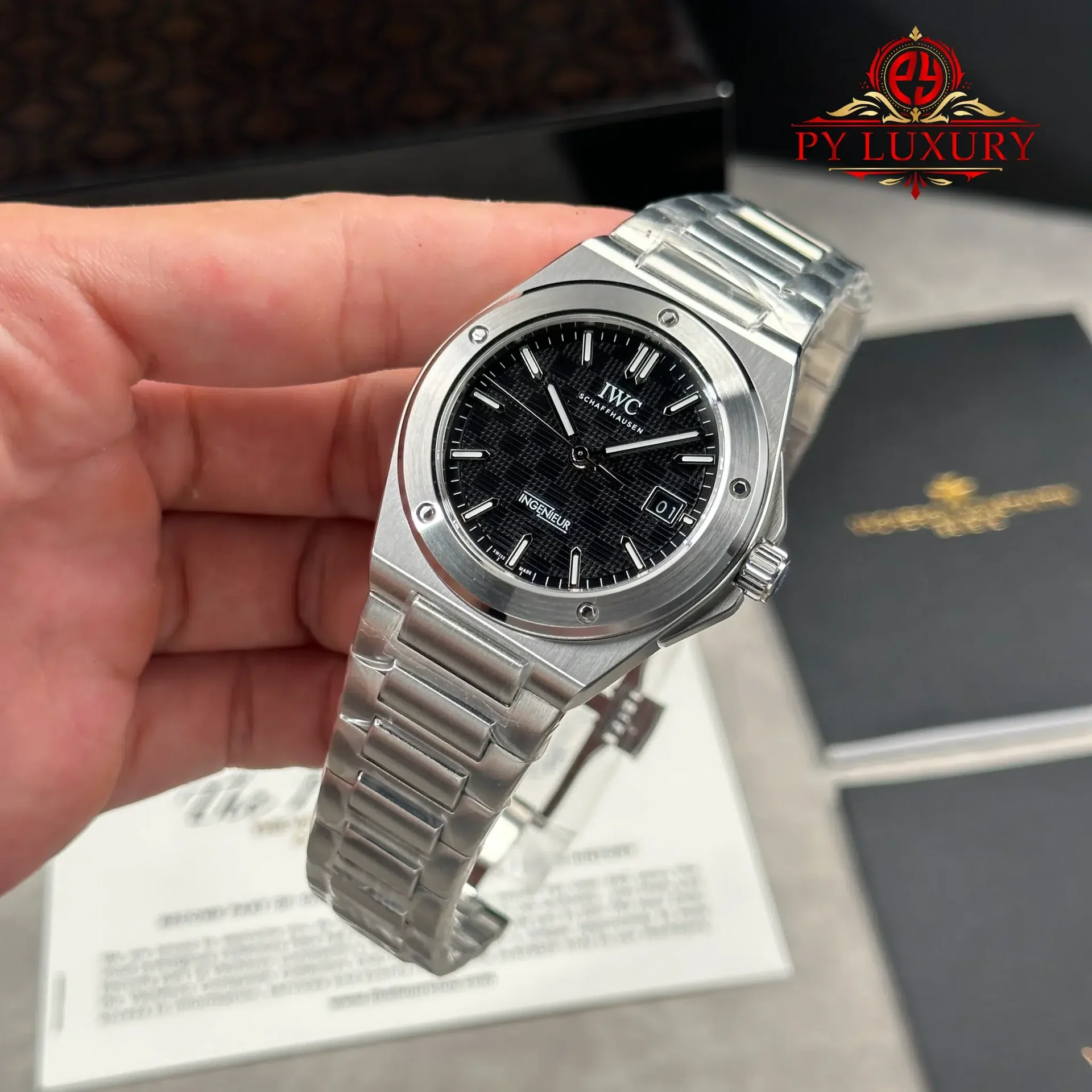 IWC Ingenieur Automatic IW328901 Black Dial 1:1 Best Replica GHF 40mm - 图片 3