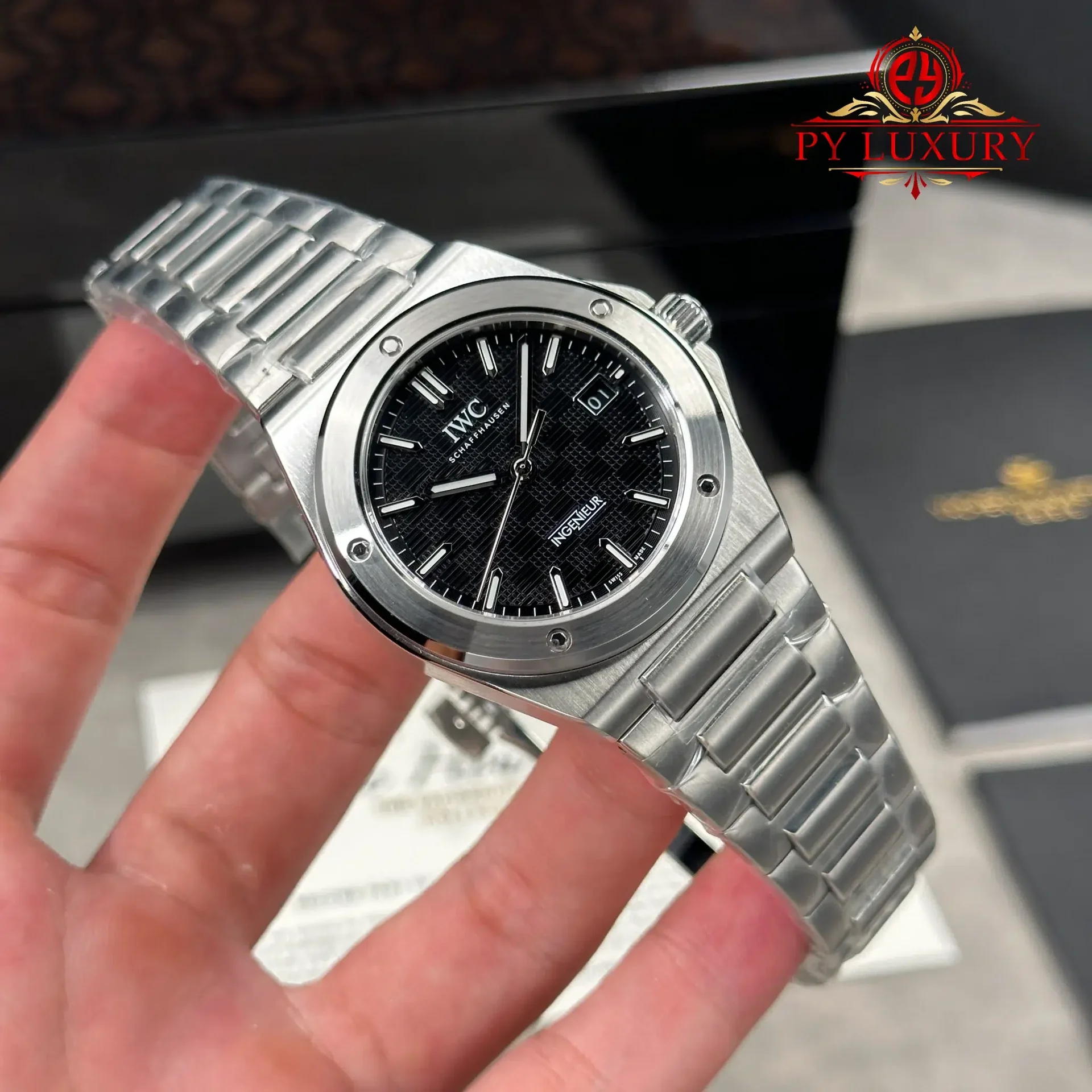 IWC Ingenieur Automatic IW328901 Black Dial 1:1 Best Replica GHF 40mm - 图片 4