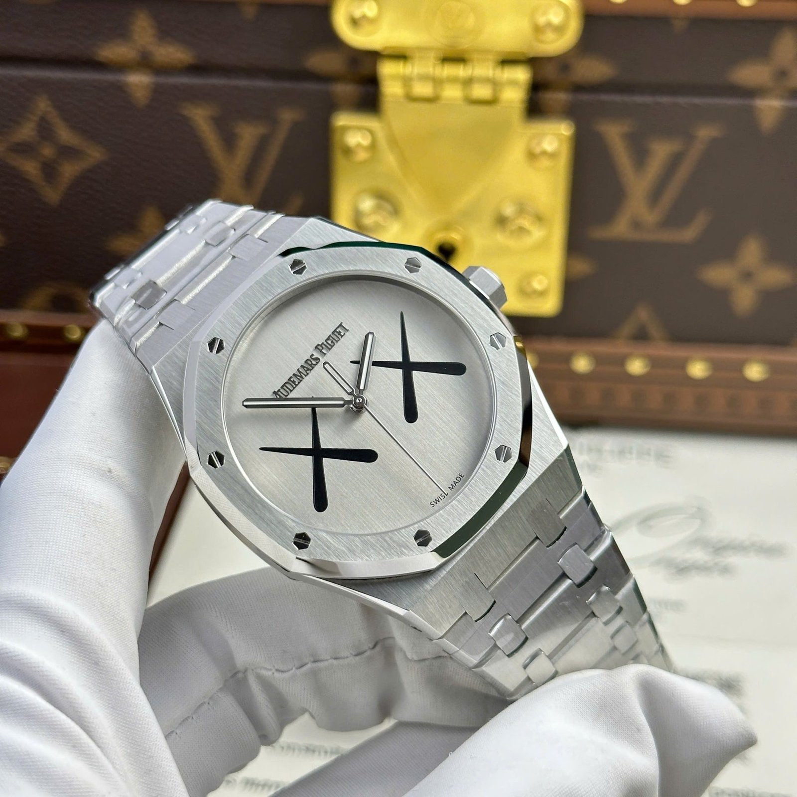 Audemars Piguet Royal Oak x Kaws Steel XX Dial 1:1 Best Replica APSF 41mm - 图片 2