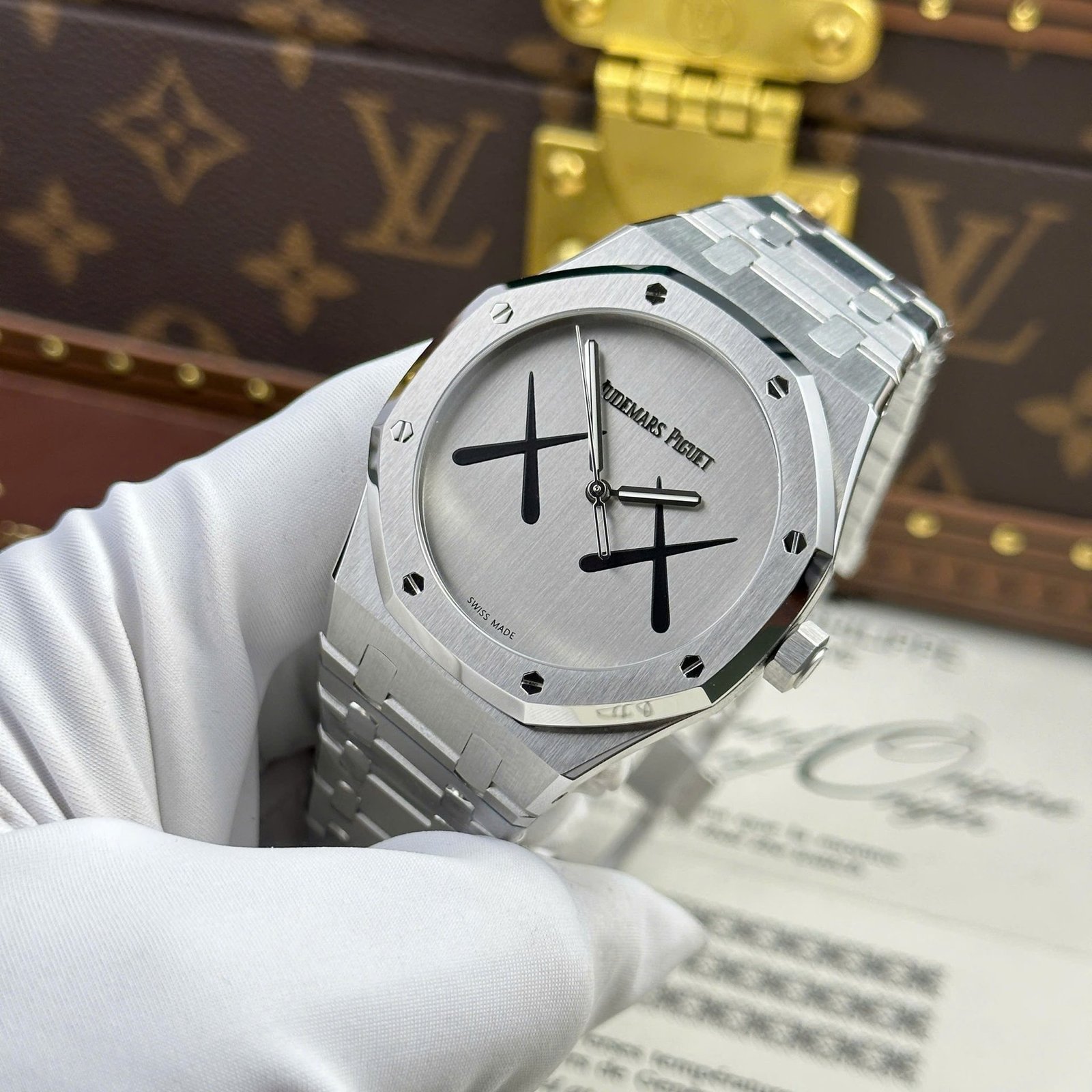 Audemars Piguet Royal Oak x Kaws Steel XX Dial 1:1 Best Replica APSF 41mm - 图片 3