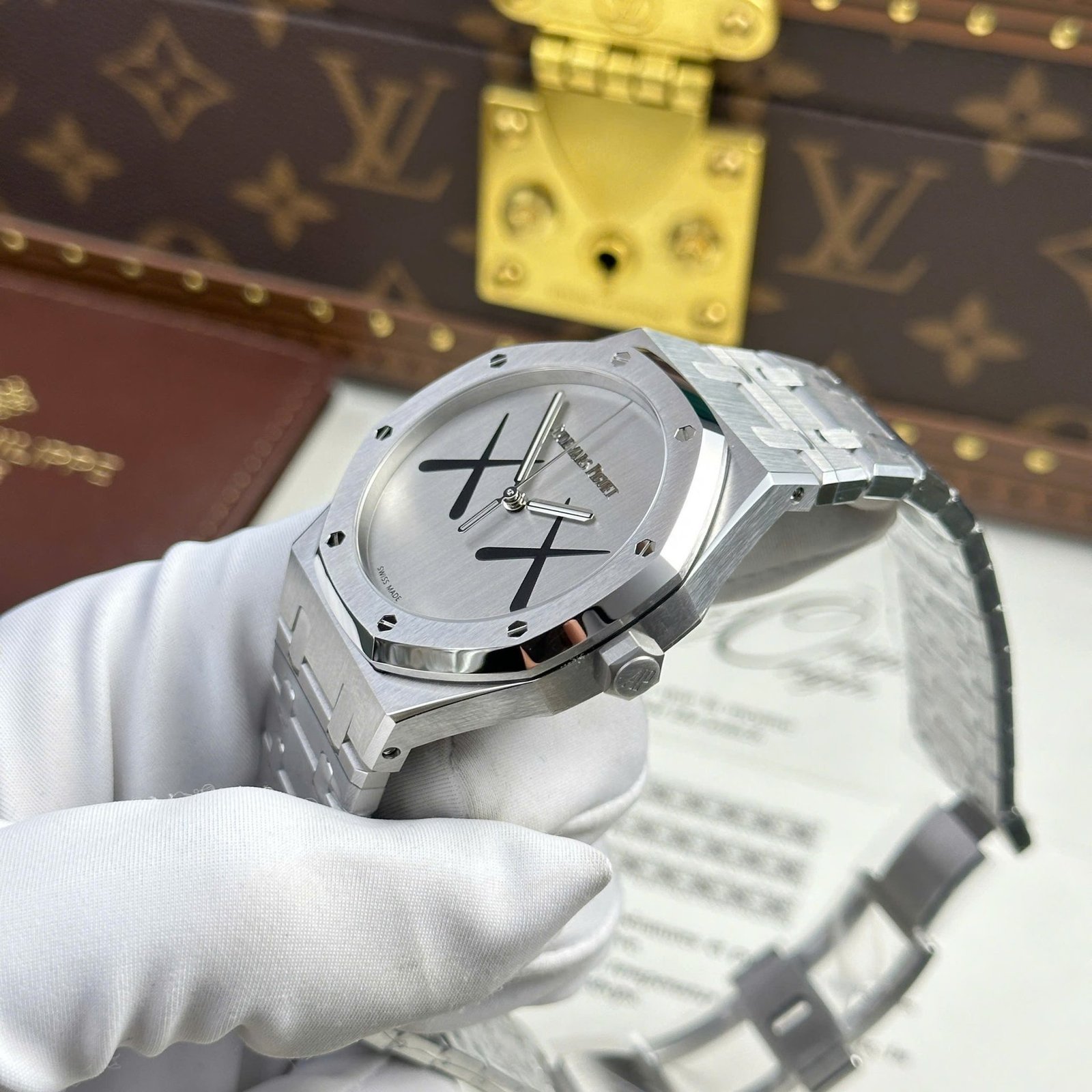 Audemars Piguet Royal Oak x Kaws Steel XX Dial 1:1 Best Replica APSF 41mm - 图片 4