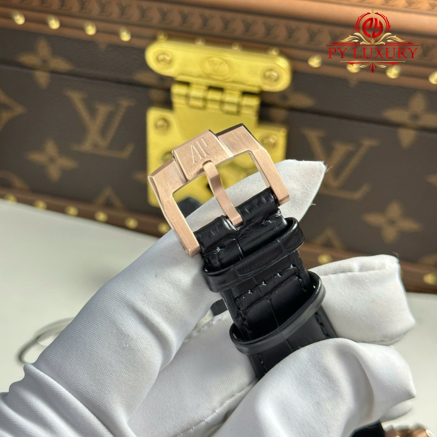 Audemars Piguet Code 11.59 Tourbillon Openworked 26600OR Rose Gold Leather Strap 1:1 Best Replica APPF 41mm - 图片 11