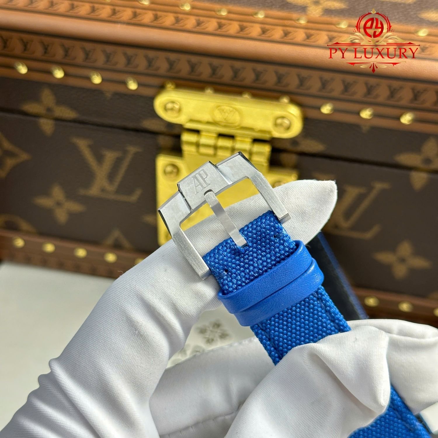 Audemars Piguet Code 11.59 Tourbillon Openworked 26600NB Electric Blue Textile Strap 1:1 Best Replica APPF 41mm - 图片 10