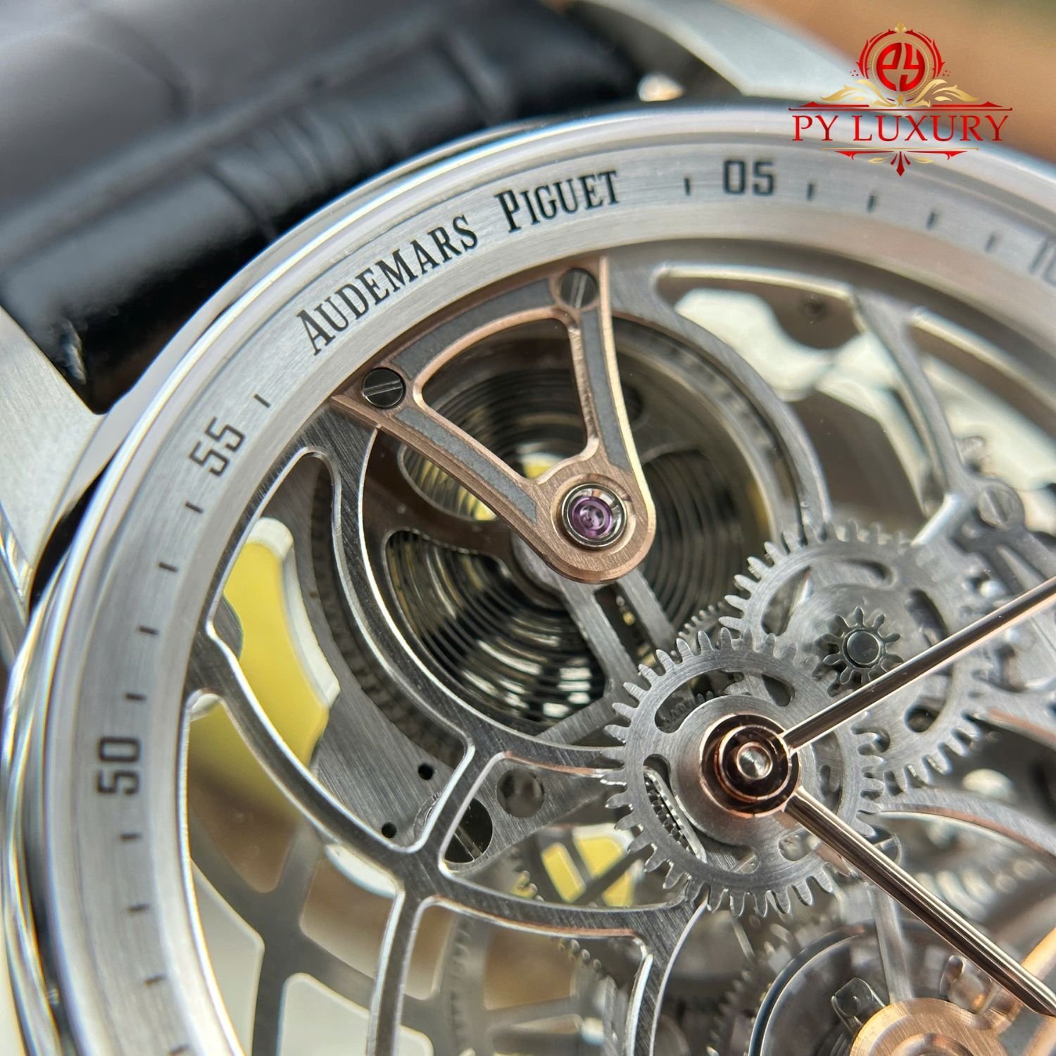 Audemars Piguet Code 11.59 26600CR Silver Tone Inner Bezel Black Leather Strap 1:1 Best Replica APPF 41mm - 图片 5