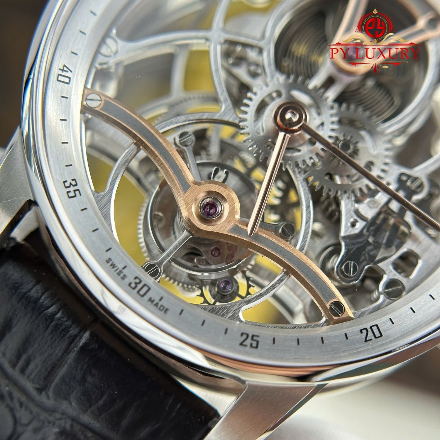 Audemars Piguet Code 11.59 26600CR Silver Tone Inner Bezel Black Leather Strap 1:1 Best Replica APPF 41mm - 图片 7