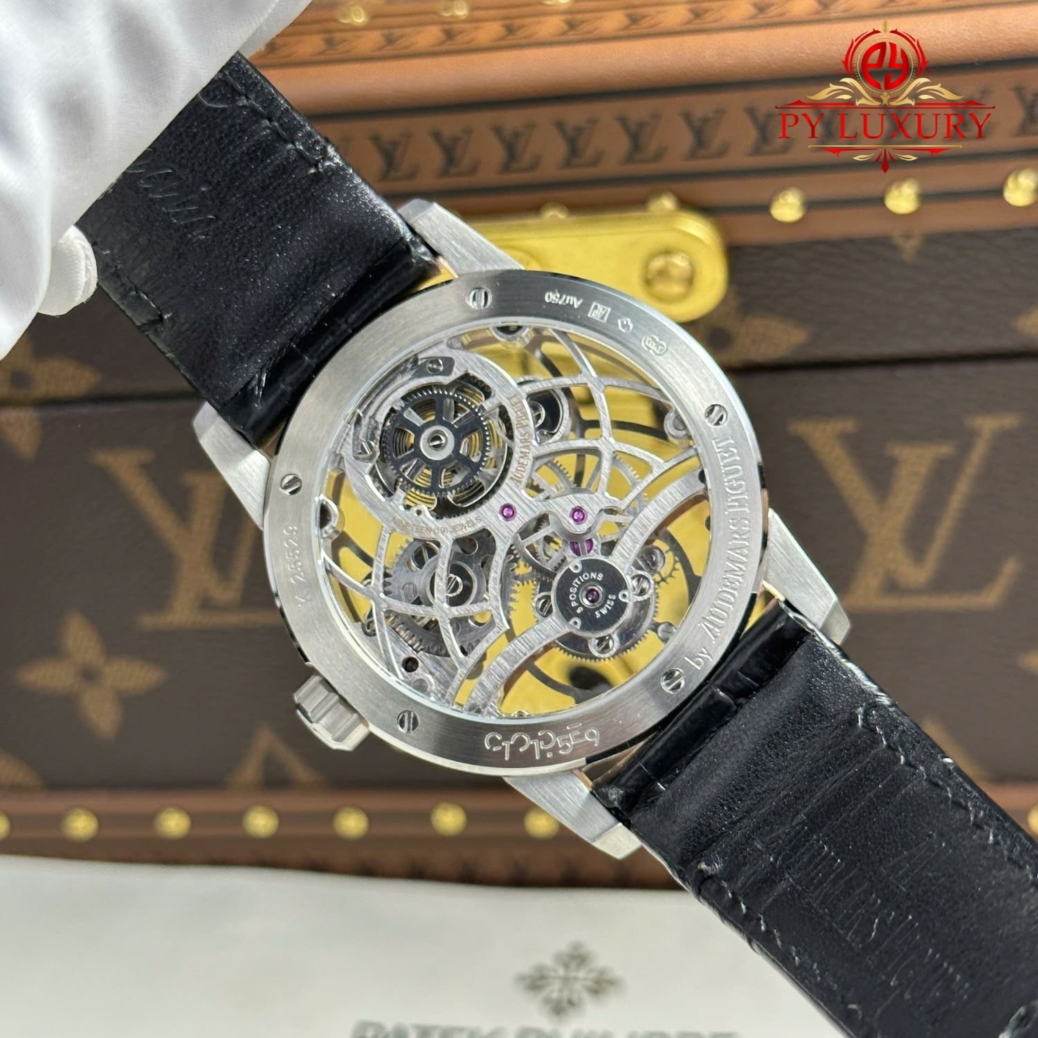 Audemars Piguet Code 11.59 26600CR Silver Tone Inner Bezel Black Leather Strap 1:1 Best Replica APPF 41mm - 图片 10