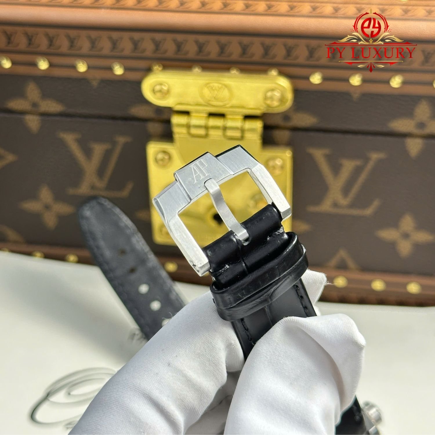 Audemars Piguet Code 11.59 26600CR Silver Tone Inner Bezel Black Leather Strap 1:1 Best Replica APPF 41mm - 图片 11