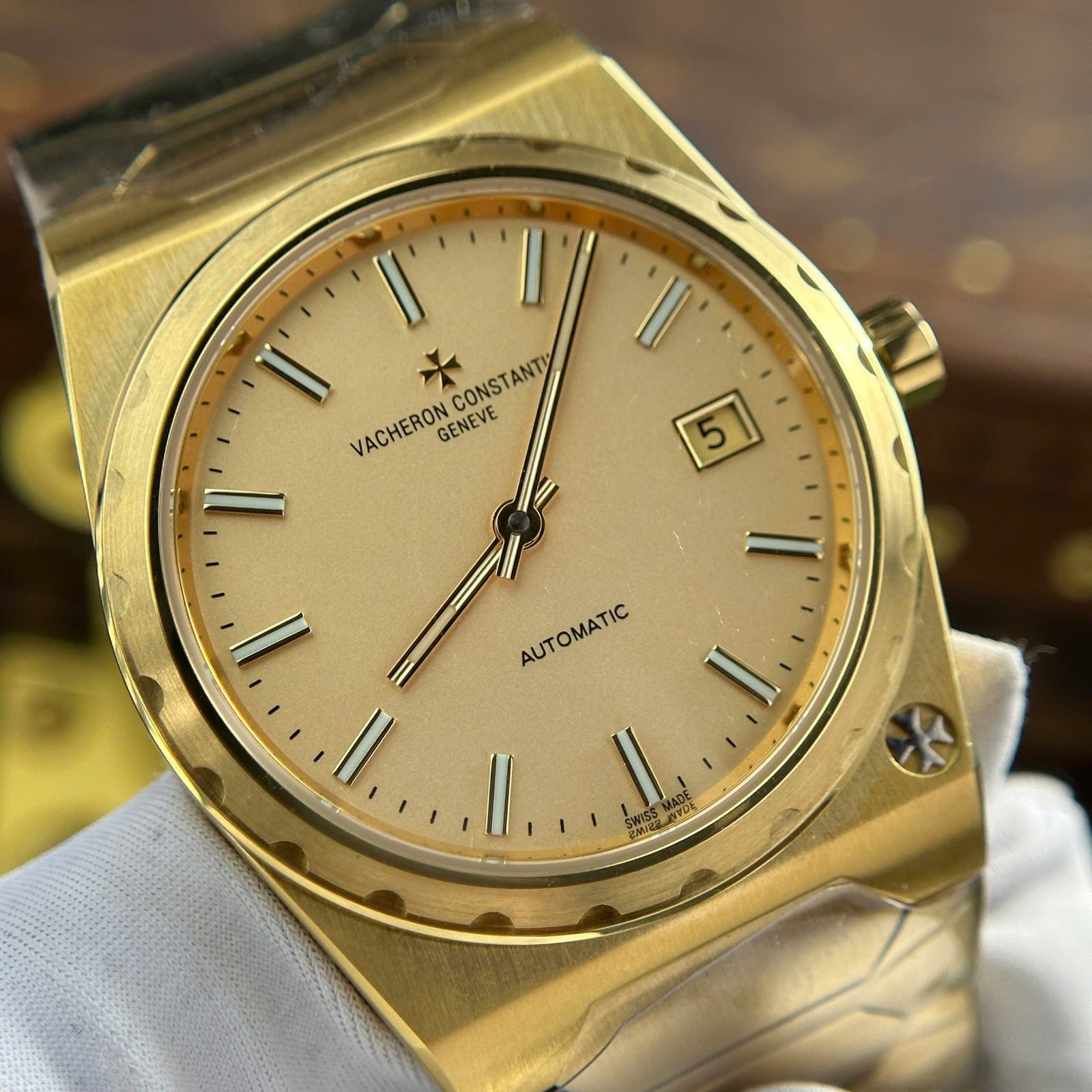 Vacheron Constantin Historiques 222 Vintage Yellow Gold Gold-tone Dial 1:1 Best Replica 8+ Factory 37mm - 图片 6