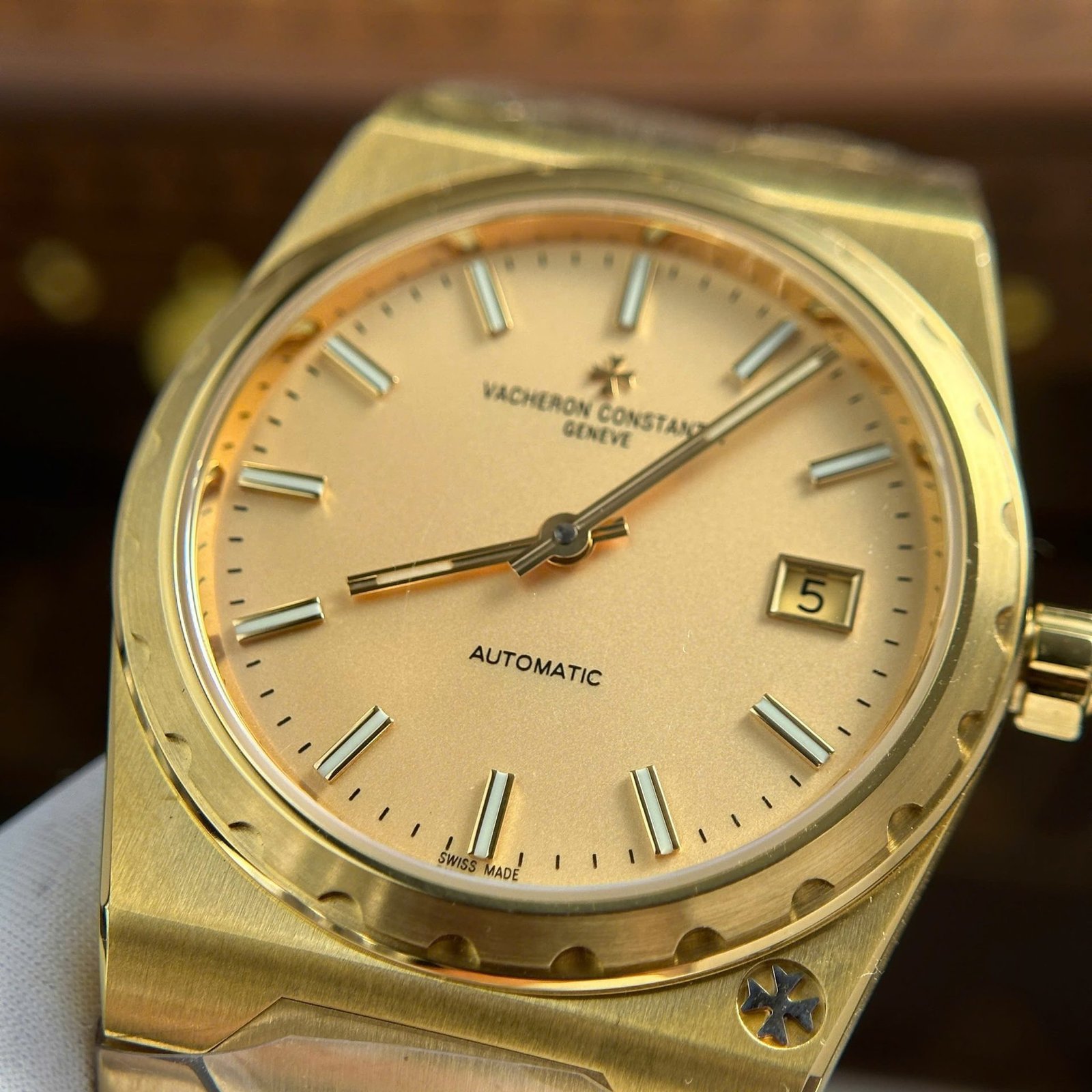 Vacheron Constantin Historiques 222 Vintage Yellow Gold Gold-tone Dial 1:1 Best Replica 8+ Factory 37mm - 图片 7