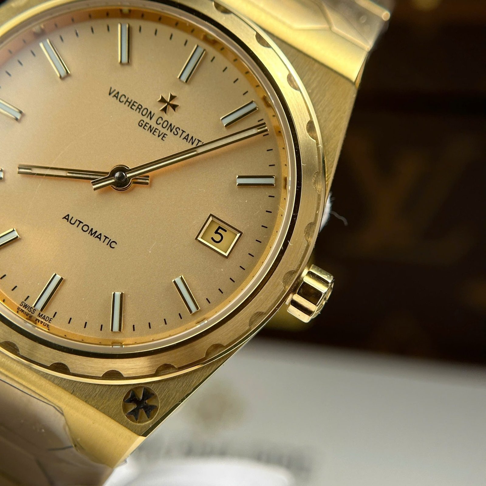 Vacheron Constantin Historiques 222 Vintage Yellow Gold Gold-tone Dial 1:1 Best Replica 8+ Factory 37mm - 图片 8
