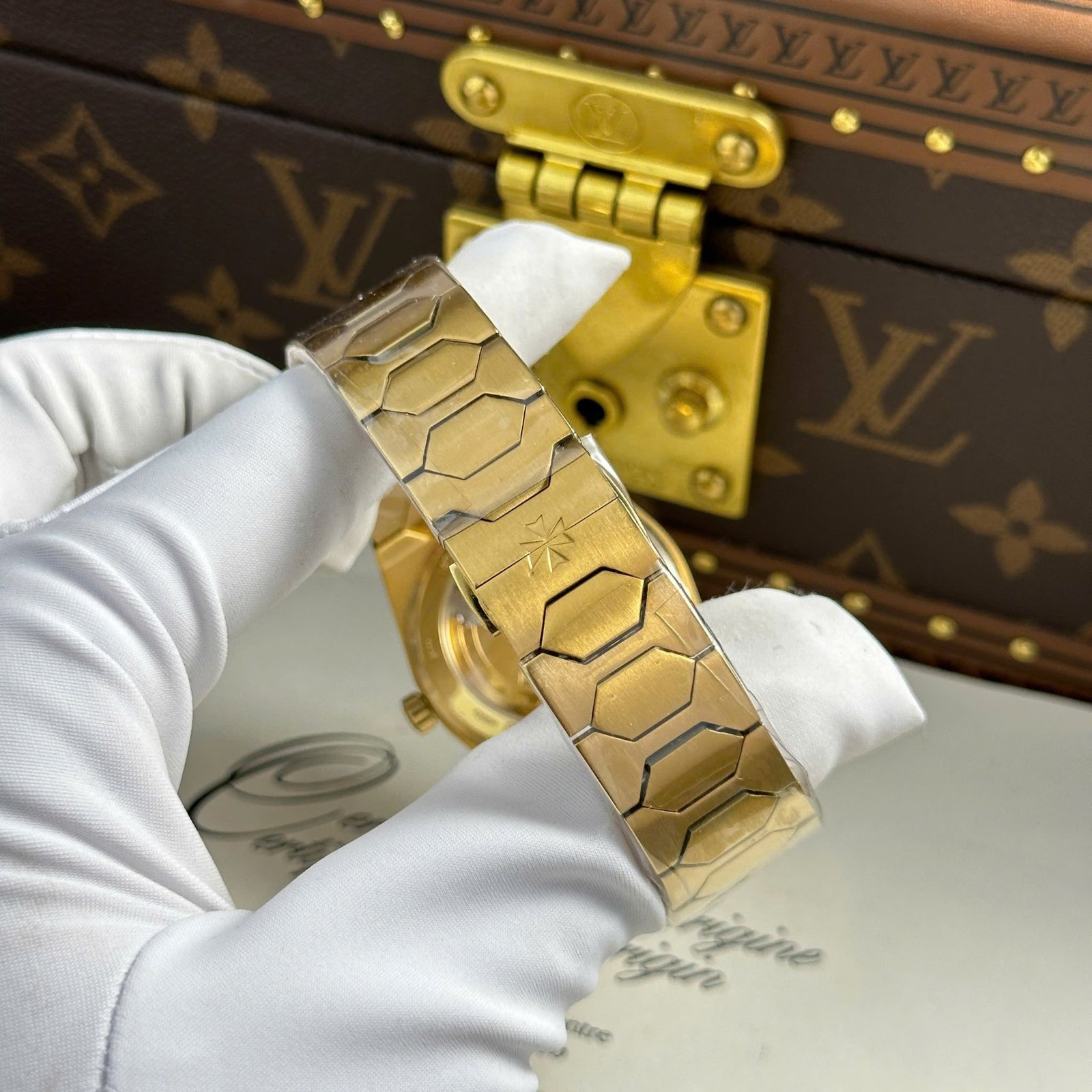 Vacheron Constantin Historiques 222 Vintage Yellow Gold Gold-tone Dial 1:1 Best Replica 8+ Factory 37mm - 图片 13