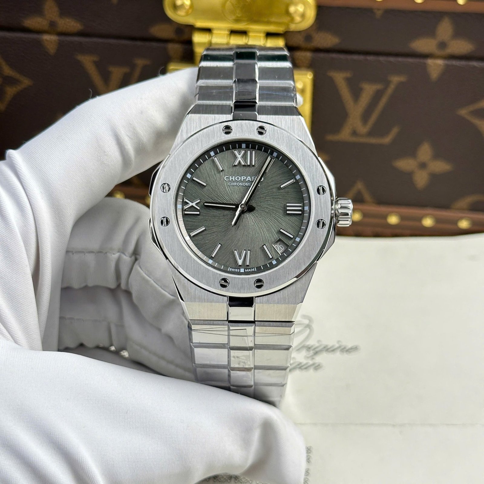 Chopard Alpine Eagle Large 298600-3002 Gray Dial 1:1 Best Edition GH Factory 41mm