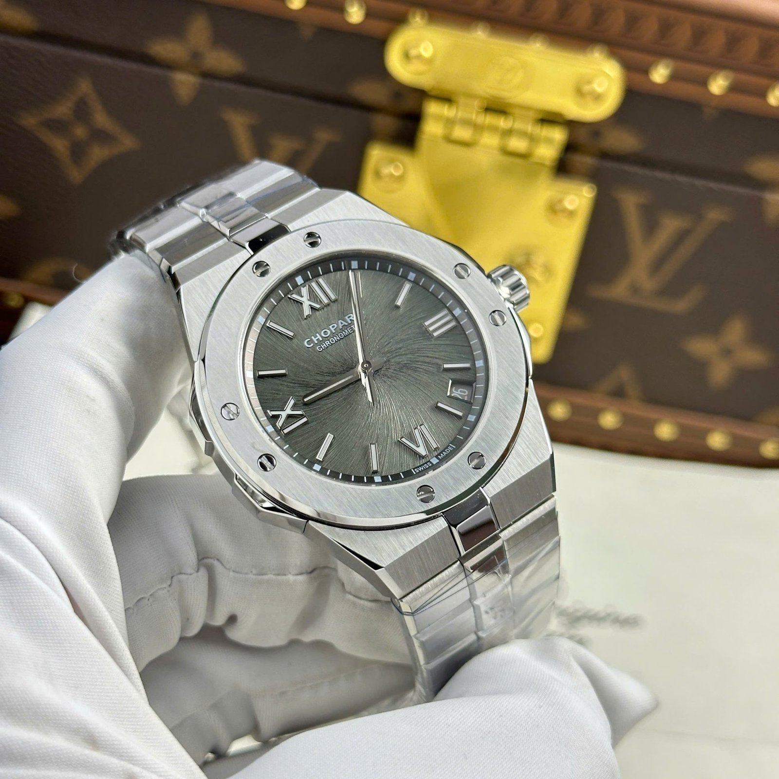 Chopard Alpine Eagle Large 298600-3002 Gray Dial 1:1 Best Edition GH Factory 41mm - 图片 2