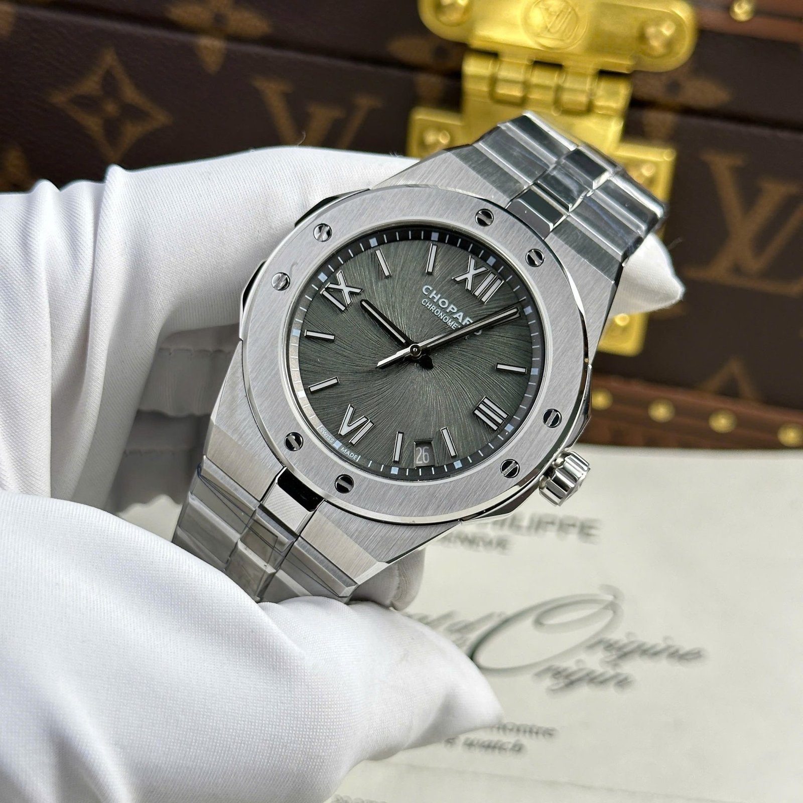 Chopard Alpine Eagle Large 298600-3002 Gray Dial 1:1 Best Edition GH Factory 41mm - 图片 3