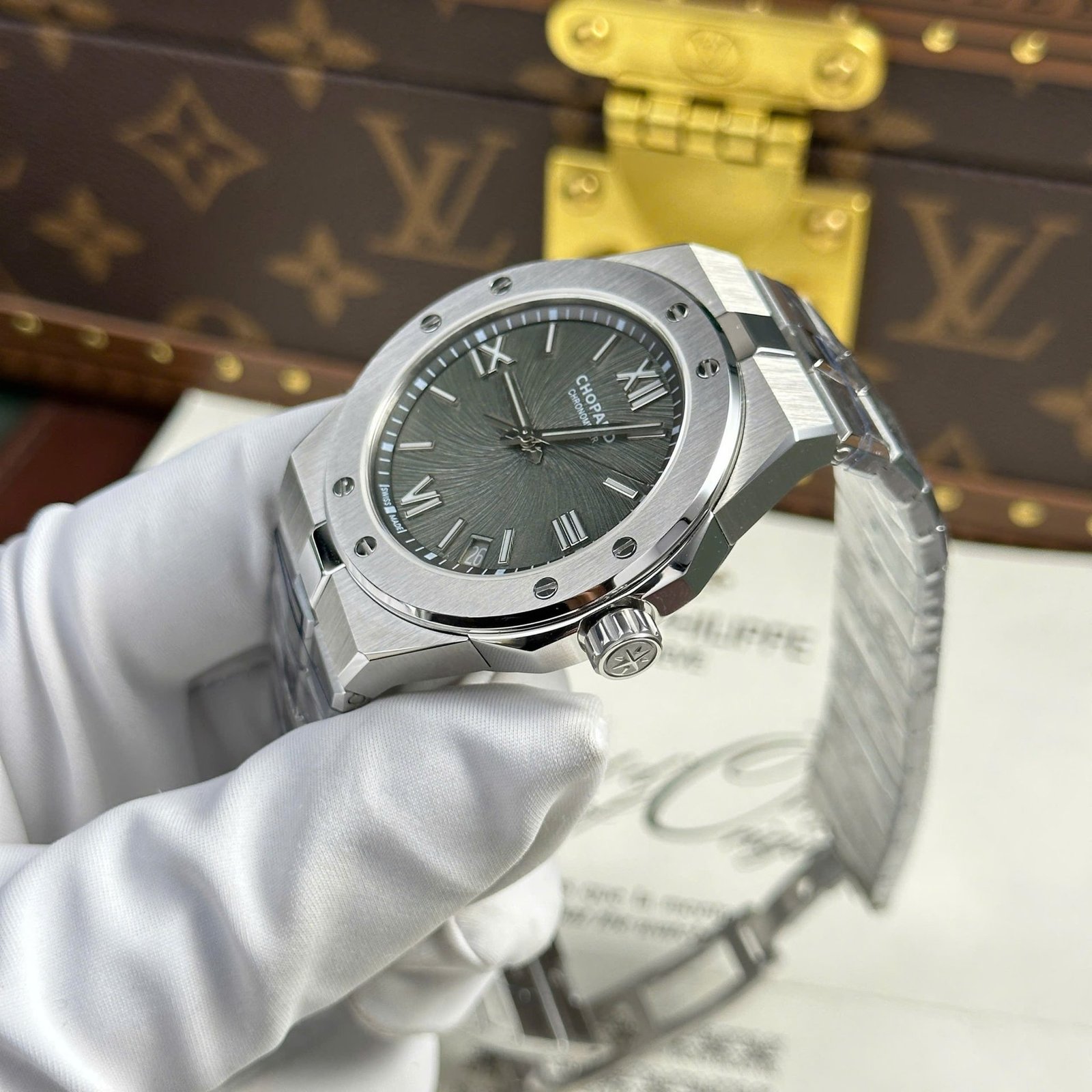 Chopard Alpine Eagle Large 298600-3002 Gray Dial 1:1 Best Edition GH Factory 41mm - 图片 4