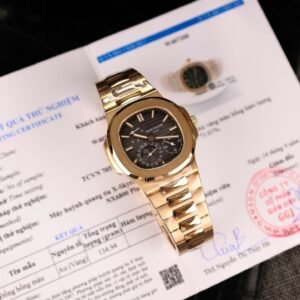 Patek Philippe Nautilus 5712/1R 18K Rose Gold Wrapped 1:1 Replica PPF V3 40mm