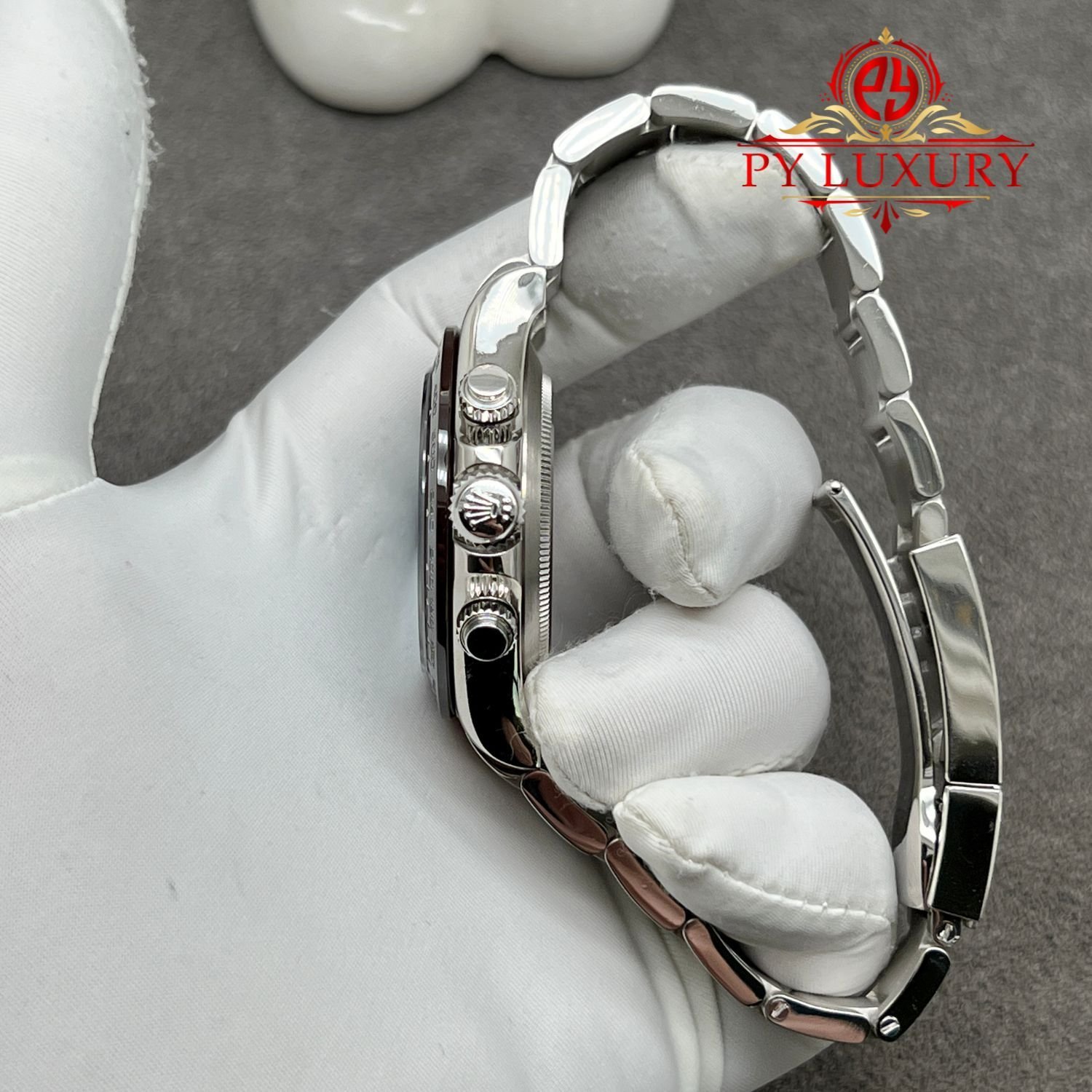 Rolex Daytona 116506 Ice Blue Dial 1:1 Custom Made CNC Real Platinum 950 Super Replica 40mm - 图片 6