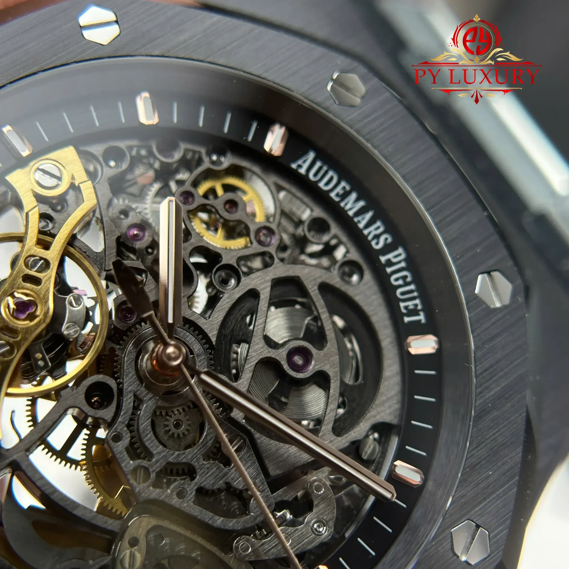Audemars Piguet Royal Oak Openworked 15416CE Black Ceramic Skeleton Dial 1:1 Best Replica THB 41mm - 图片 6
