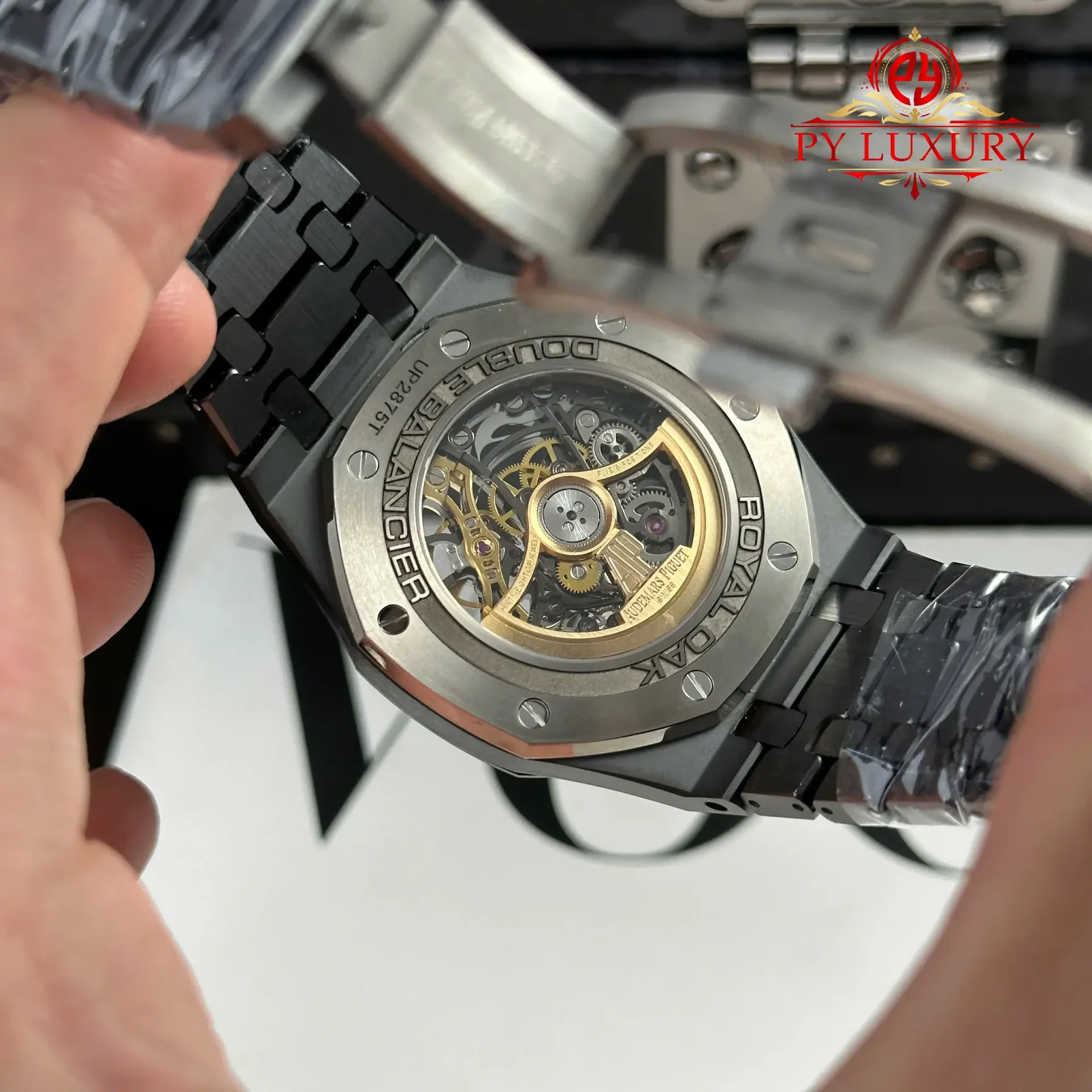 Audemars Piguet Royal Oak Openworked 15416CE Black Ceramic Skeleton Dial 1:1 Best Replica THB 41mm - 图片 10