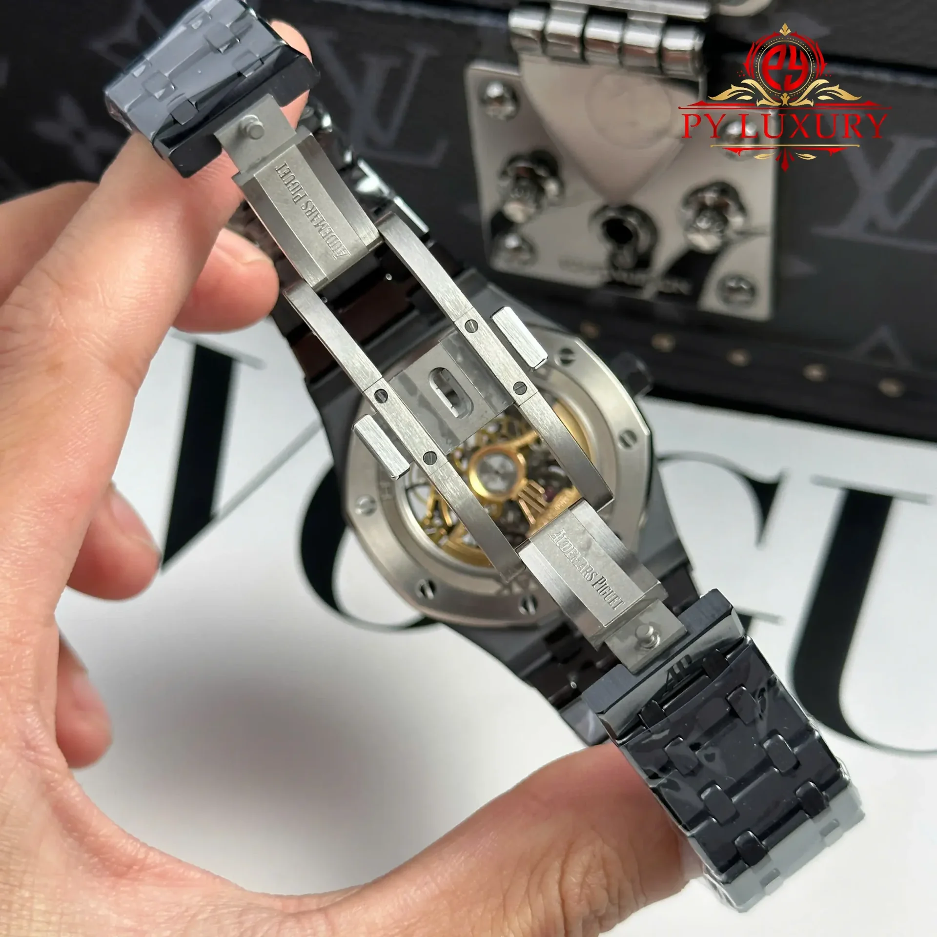 Audemars Piguet Royal Oak Openworked 15416CE Black Ceramic Skeleton Dial 1:1 Best Replica THB 41mm - 图片 11