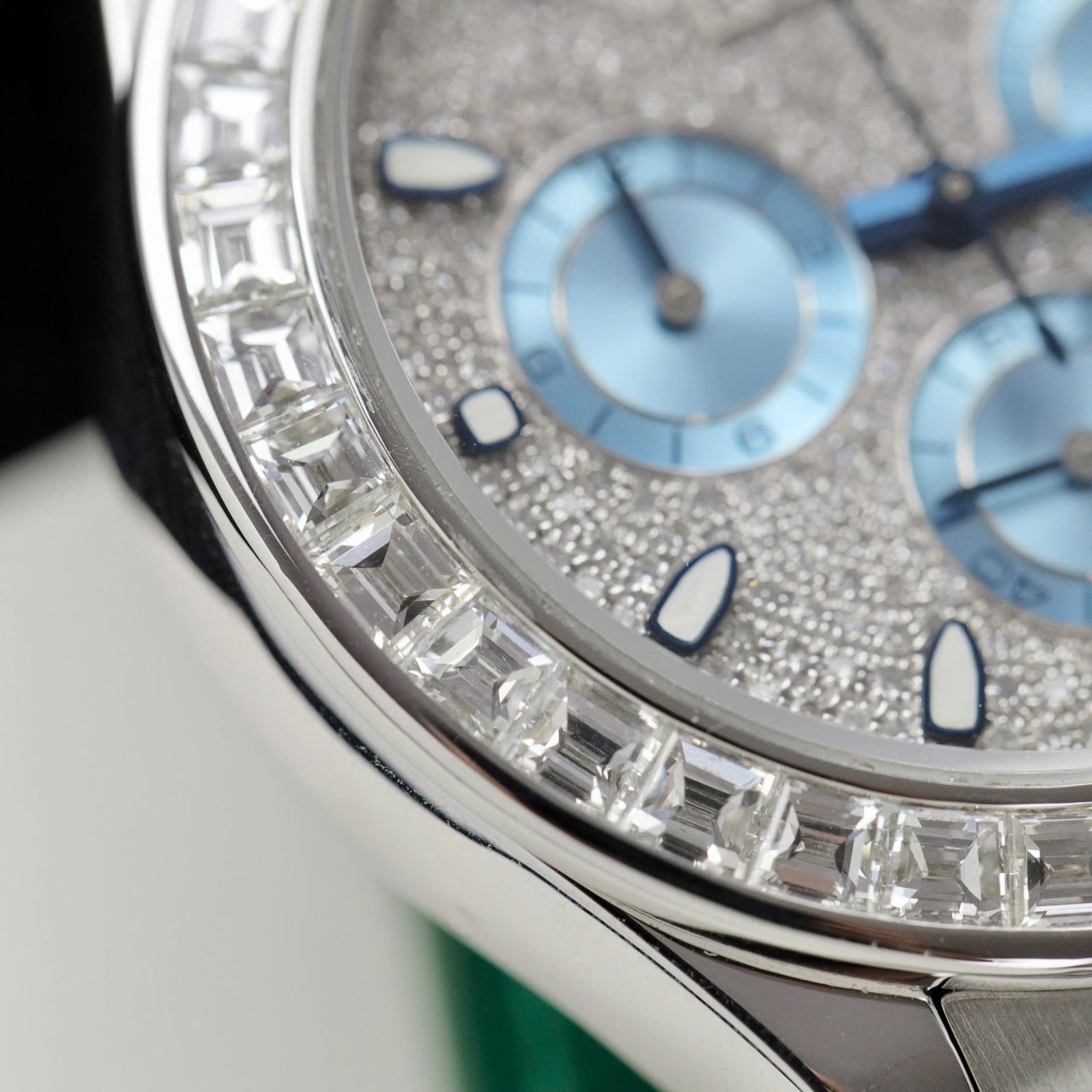 Rolex Daytona 116576TBR Custom Moissanite Bezel and Dial Oyster Bracelet 1:1 Best Replica 40mm - 图片 6