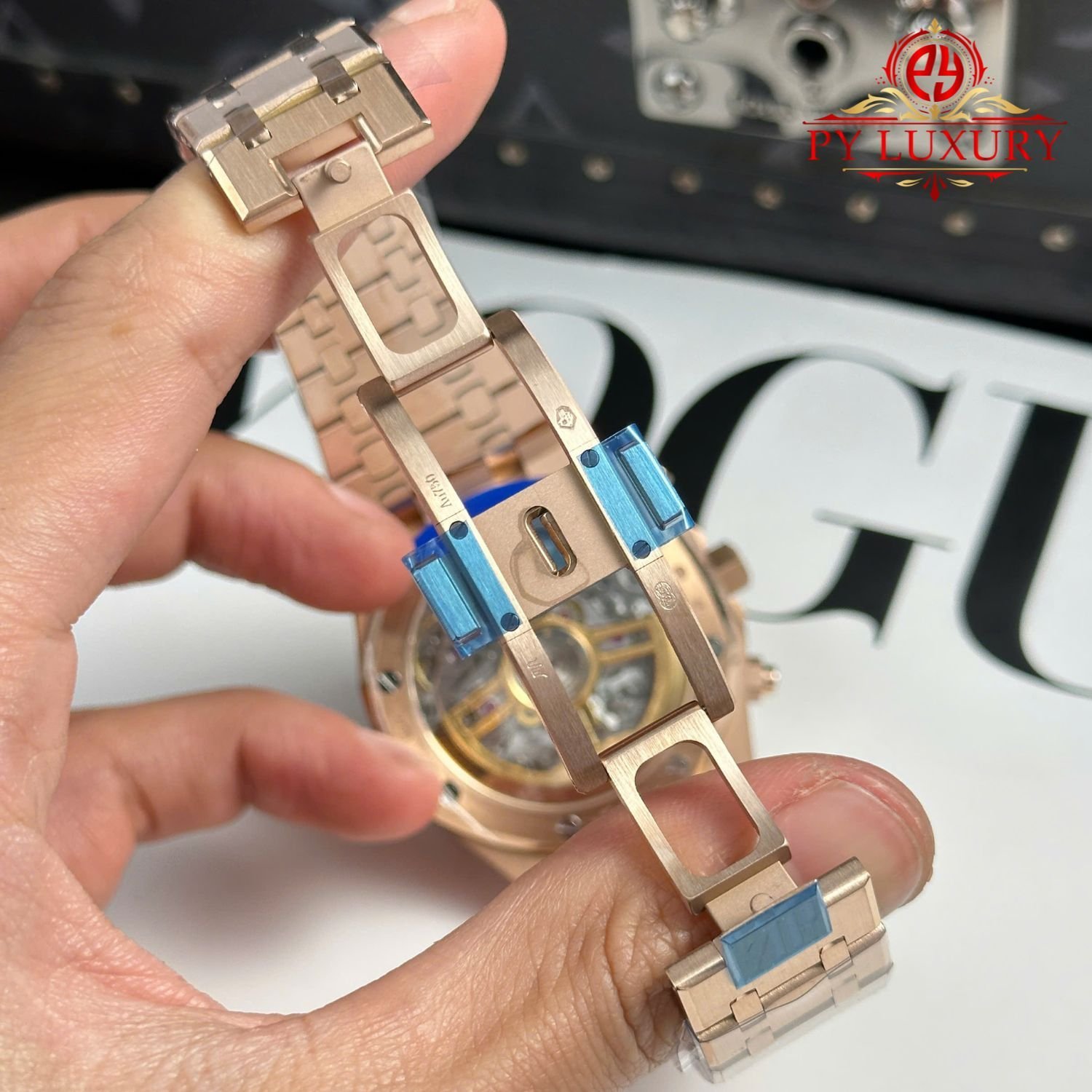Audemars Piguet Royal Oak 26240OR Chronograph Rose Gold Black Dial 1:1 Best Replica 41mm - 图片 11