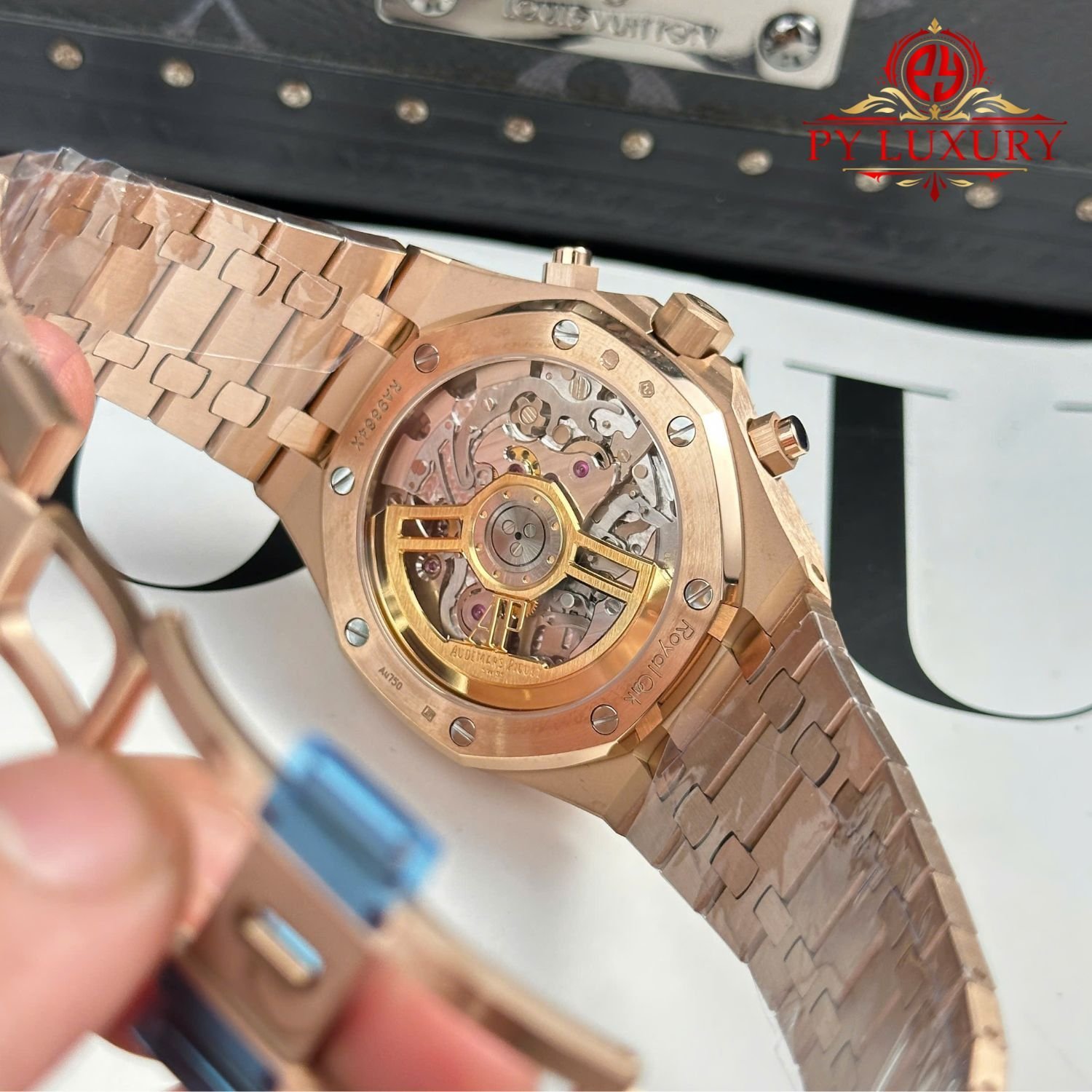 Audemars Piguet Royal Oak 26240OR Chronograph Rose Gold Green Dial 1:1 Best Replica 41mm - 图片 10