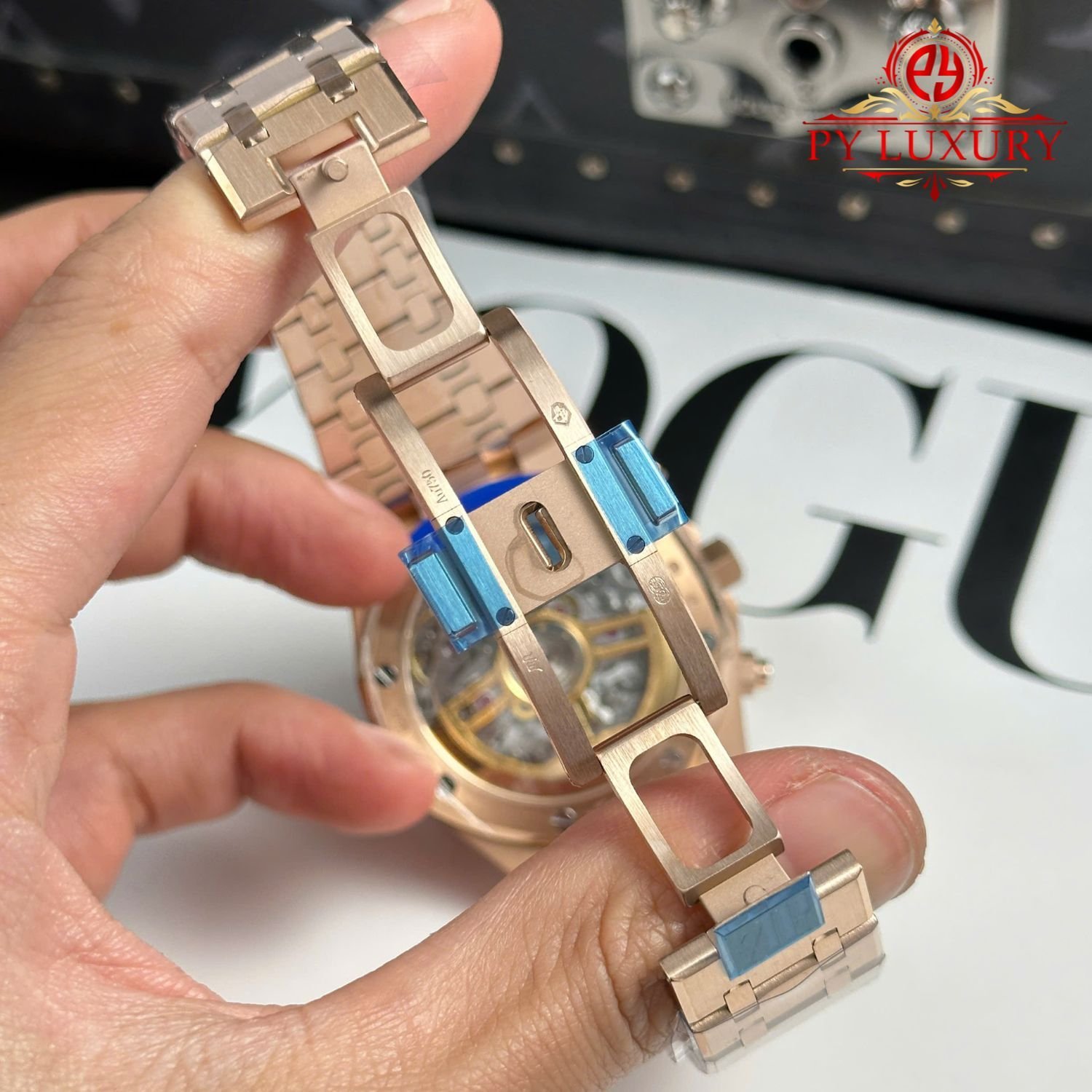 Audemars Piguet Royal Oak 26240OR Chronograph Rose Gold Green Dial 1:1 Best Replica 41mm - 图片 11