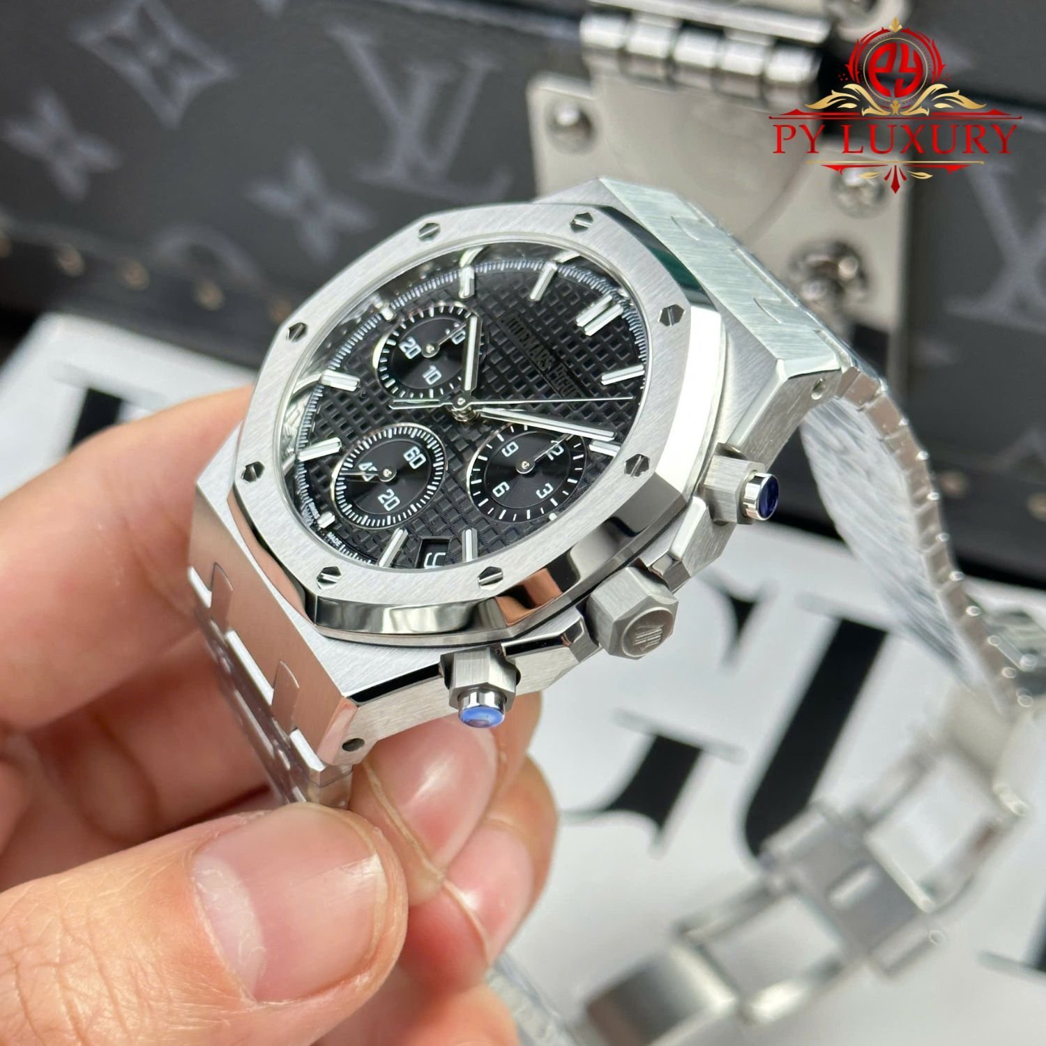 Audemars Piguet Royal Oak Chronograph 26240ST Black Dial 1:1 Super Clone 41mm - 图片 3
