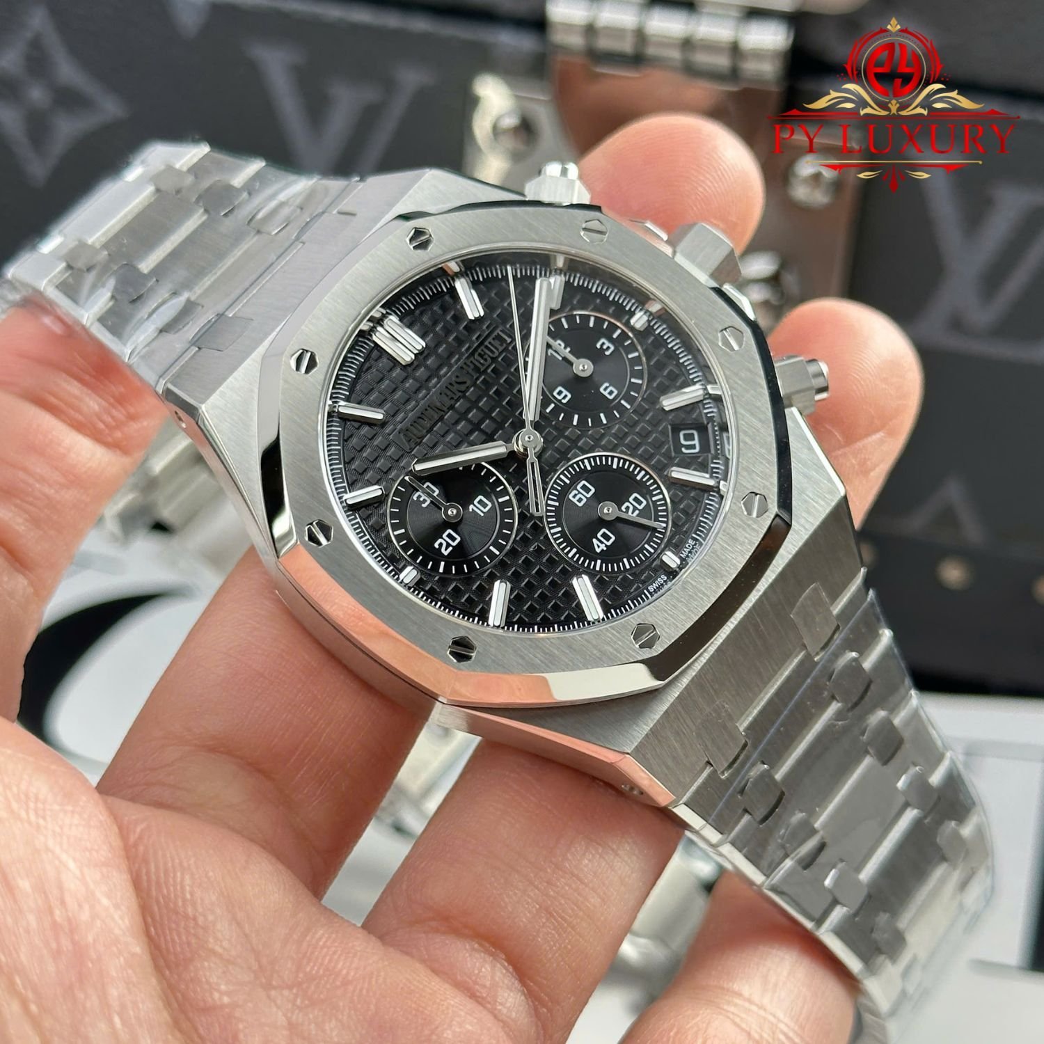 Audemars Piguet Royal Oak Chronograph 26240ST Black Dial 1:1 Super Clone 41mm - 图片 4