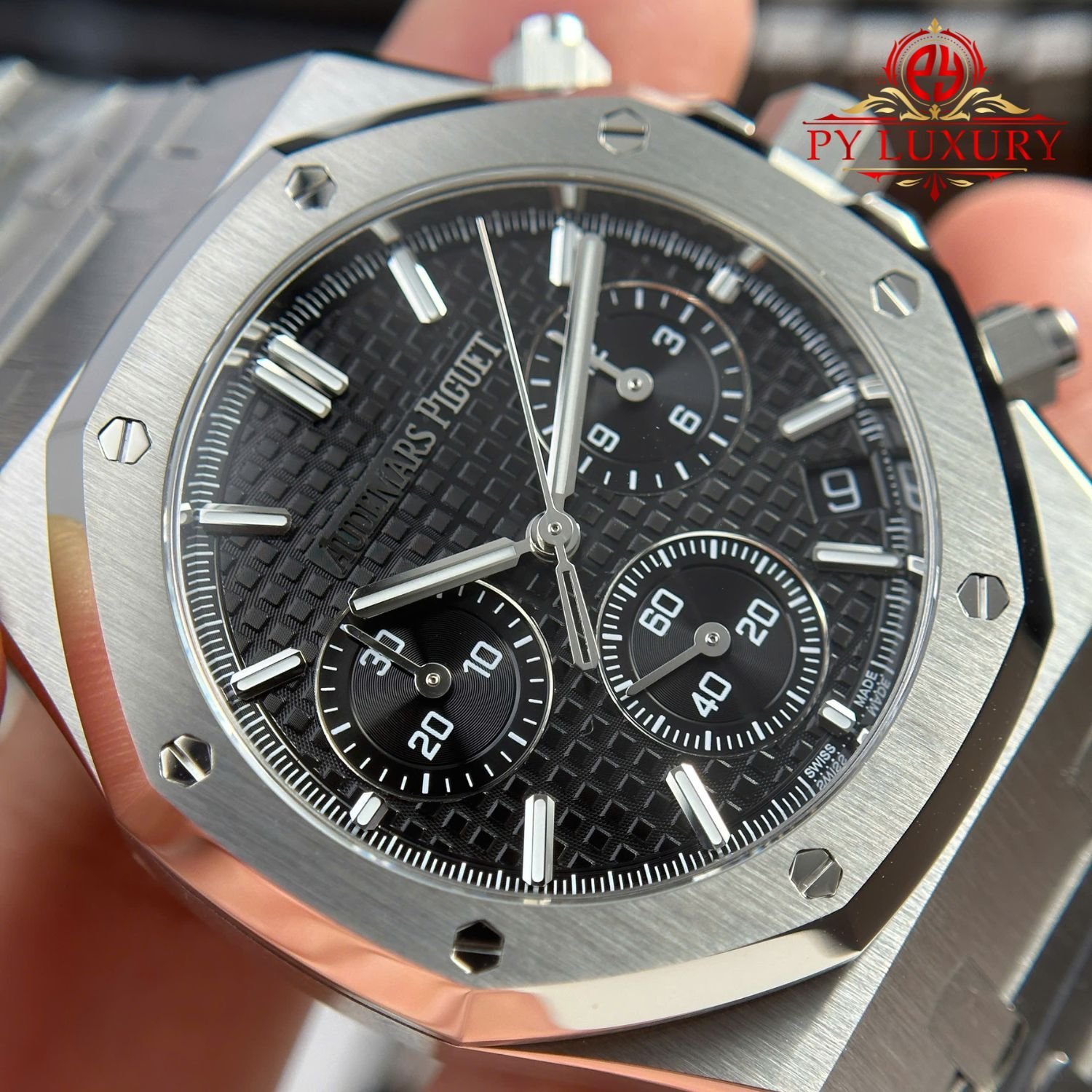 Audemars Piguet Royal Oak Chronograph 26240ST Black Dial 1:1 Super Clone 41mm - 图片 6