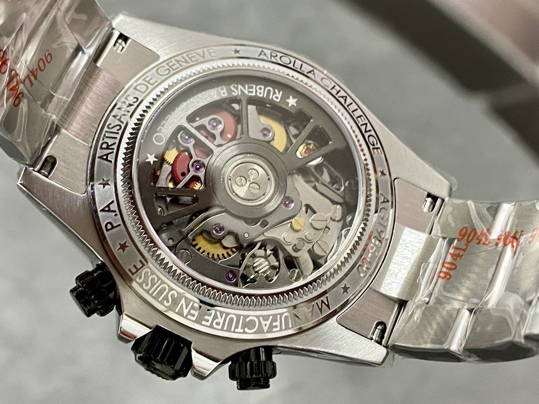 Rolex Daytona Artisans de Genève Skeleton Dial Black Ceramic Bezel Best Replica Sonic Factory 40mm - 图片 7