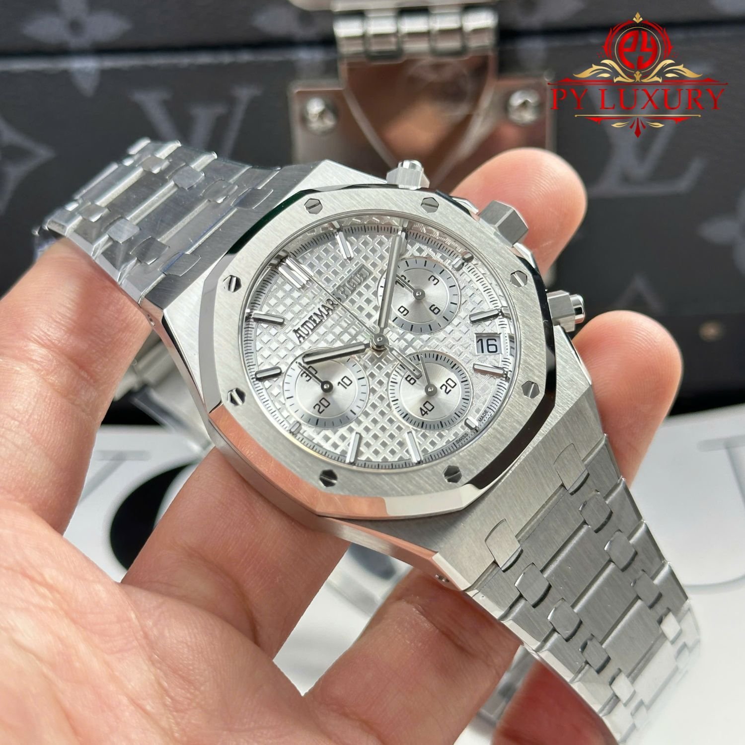 Audemars Piguet Royal Oak Chronograph 26240ST White Dial 1:1 Best Replica 41mm - 图片 3