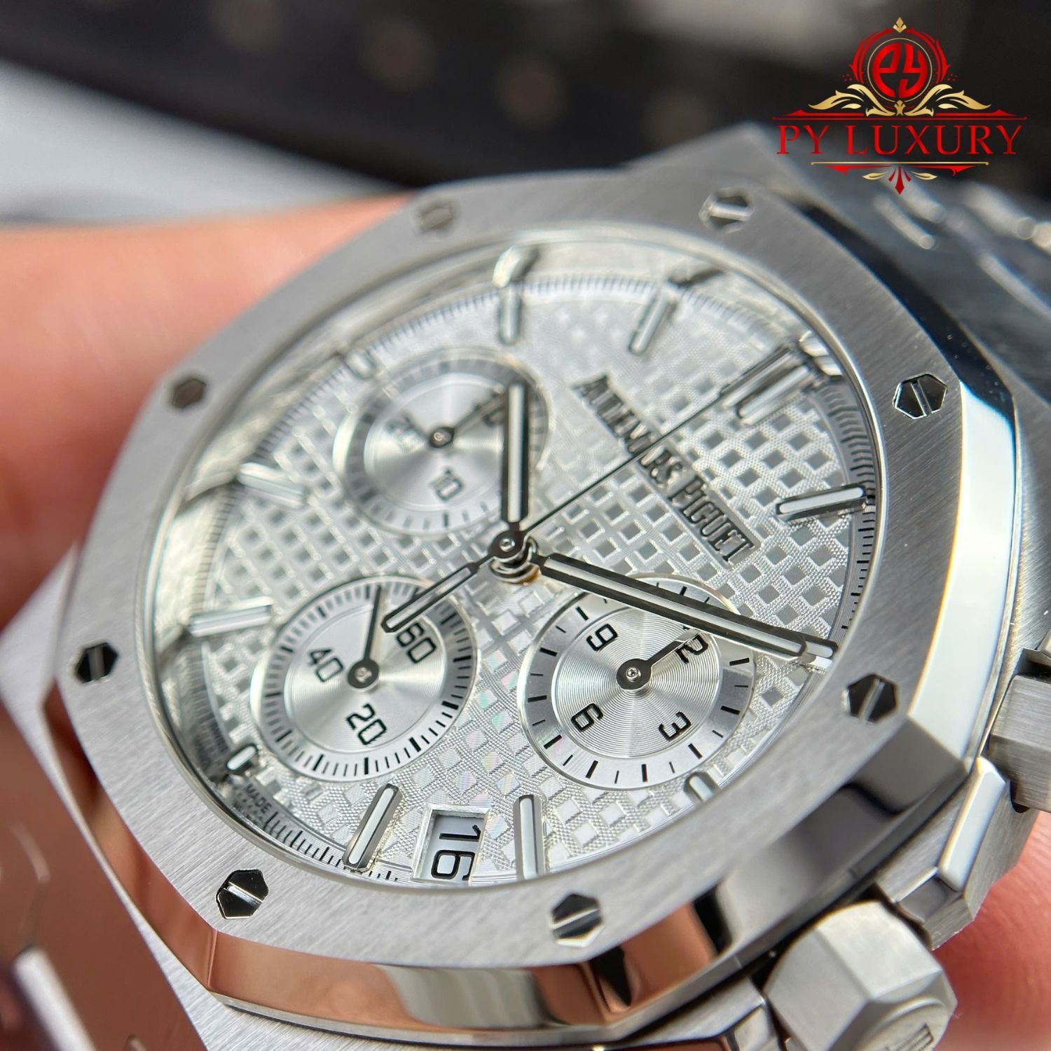 Audemars Piguet Royal Oak Chronograph 26240ST White Dial 1:1 Best Replica 41mm - 图片 5