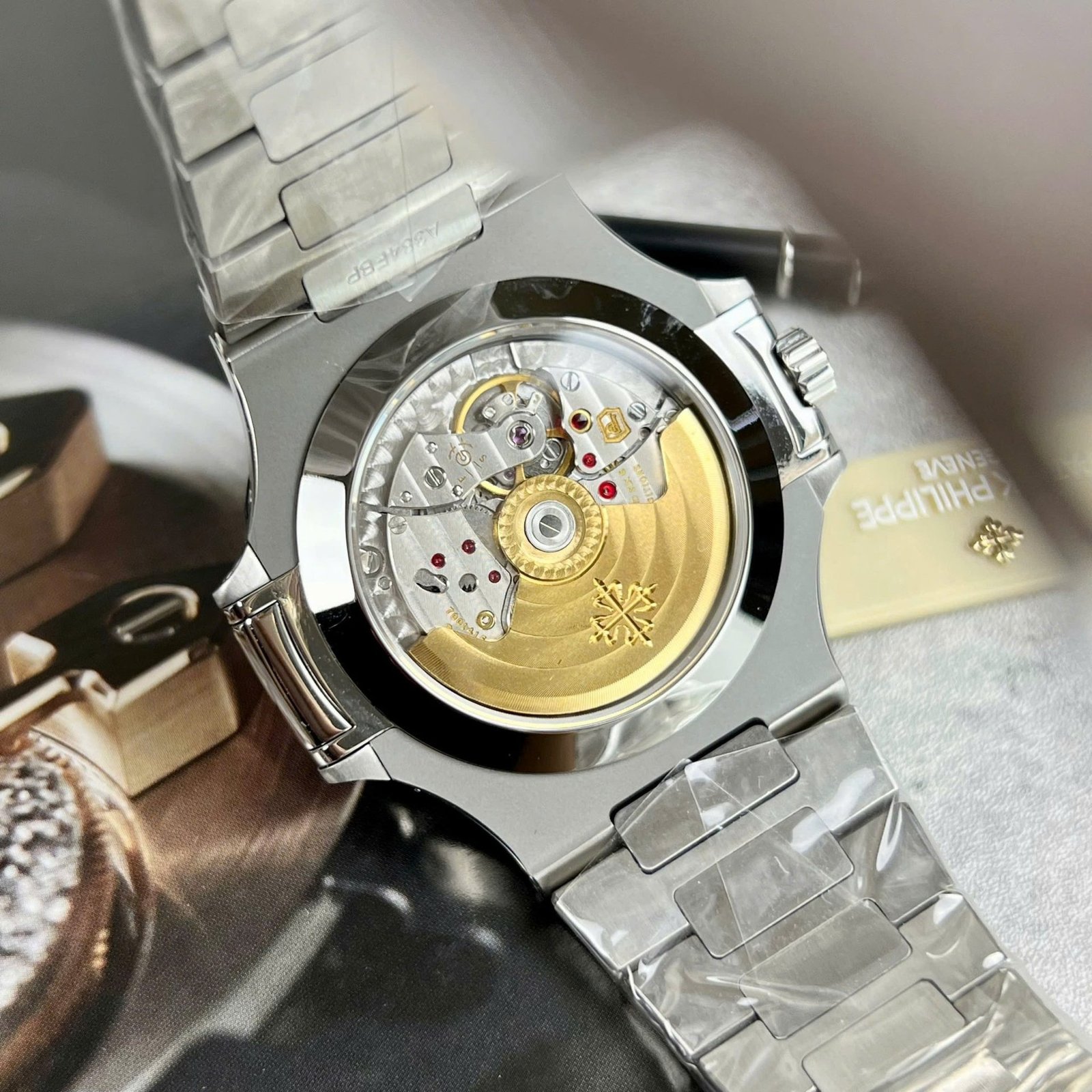 Patek Philippe Nautilus 5726/1A Annual Calendar Moonphase Blue Dial Best Replica PPF 40mm - 图片 9