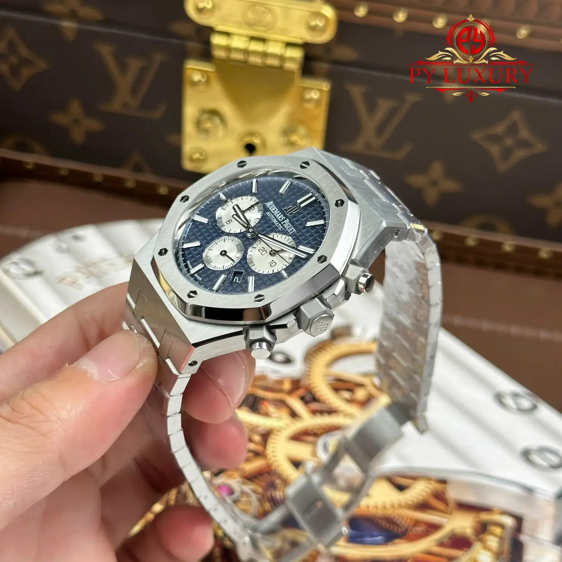 Audemars Piguet Royal Oak 26331ST Chronograph Blue Dial 1:1 Best Super Clone APS 41mm - 图片 3