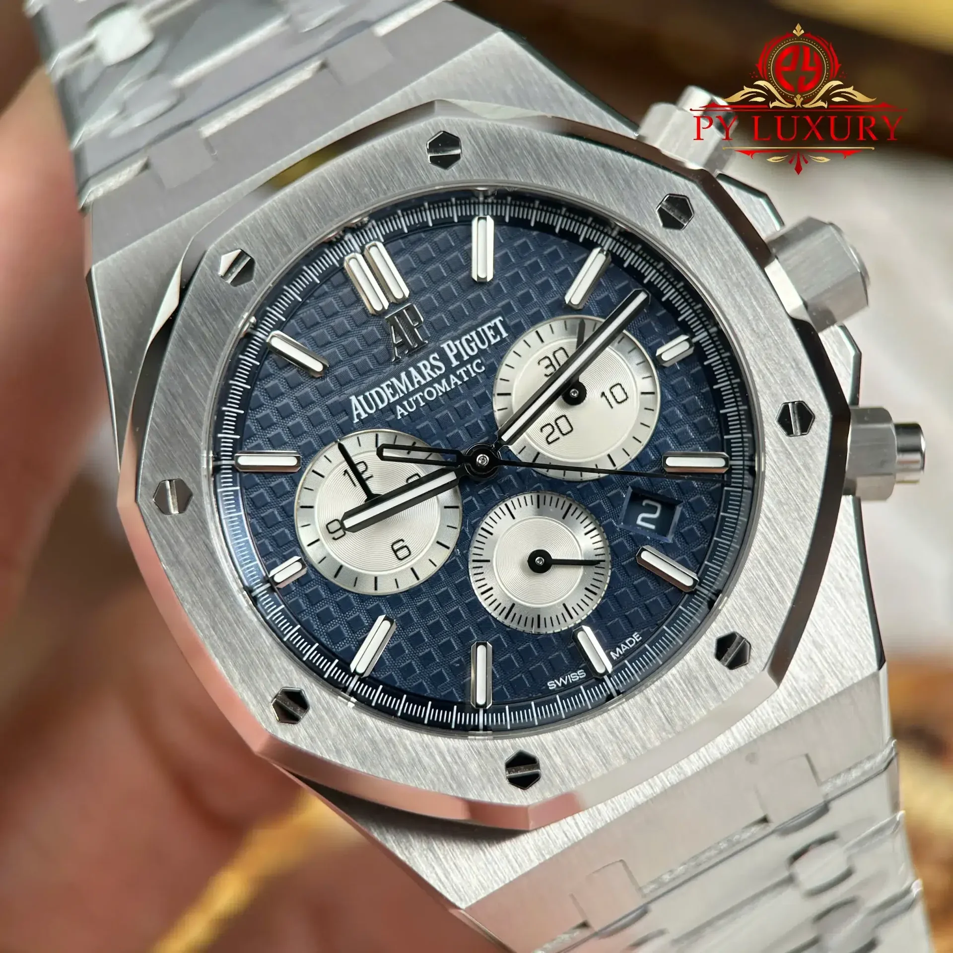 Audemars Piguet Royal Oak 26331ST Chronograph Blue Dial 1:1 Best Super Clone APS 41mm - 图片 4
