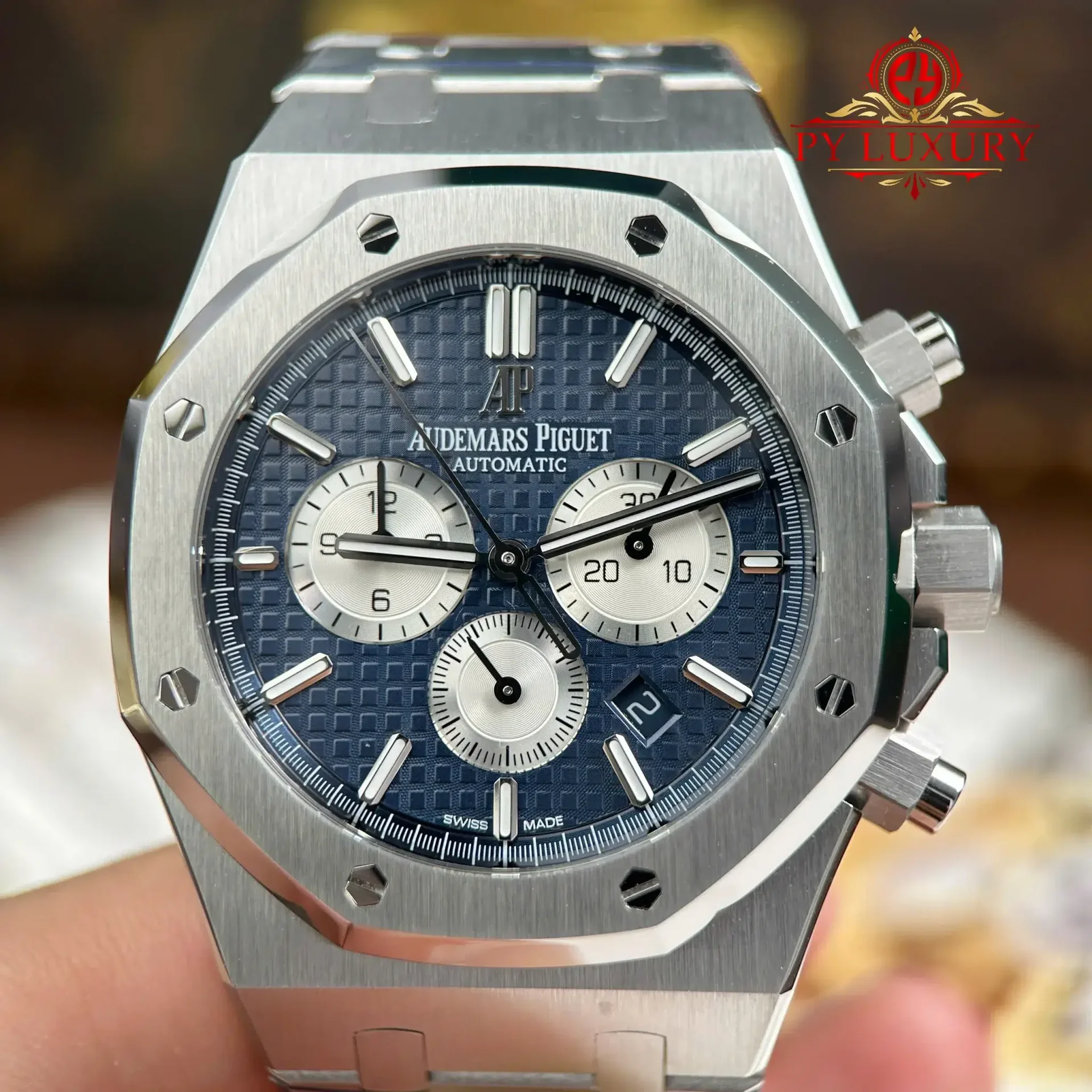 Audemars Piguet Royal Oak 26331ST Chronograph Blue Dial 1:1 Best Super Clone APS 41mm - 图片 5