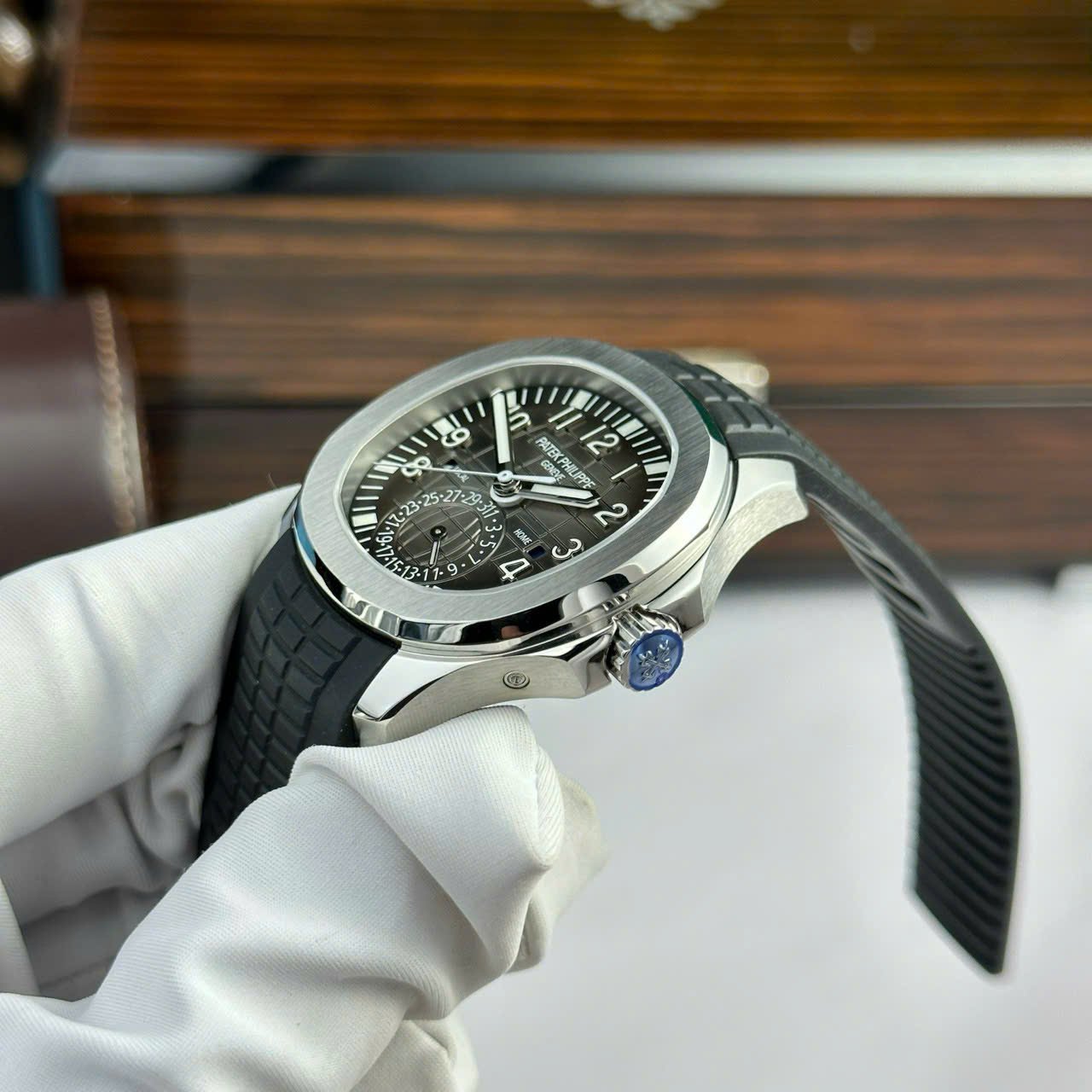 Patek Philippe Aquanaut 5164A-001 Grey Dial Replica ZF 40.8mm - 图片 4