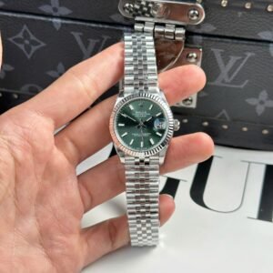 Rolex Datejust 278274-0018 Mint Green Dial Fluted Bezel Jubilee Bracelet Best Replica THB 31mm