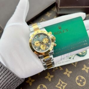 Rolex Daytona 116503 Two Tone Yellow Gold Black MOP Dial Oyster Bracelet 1:1 Replica 40mm