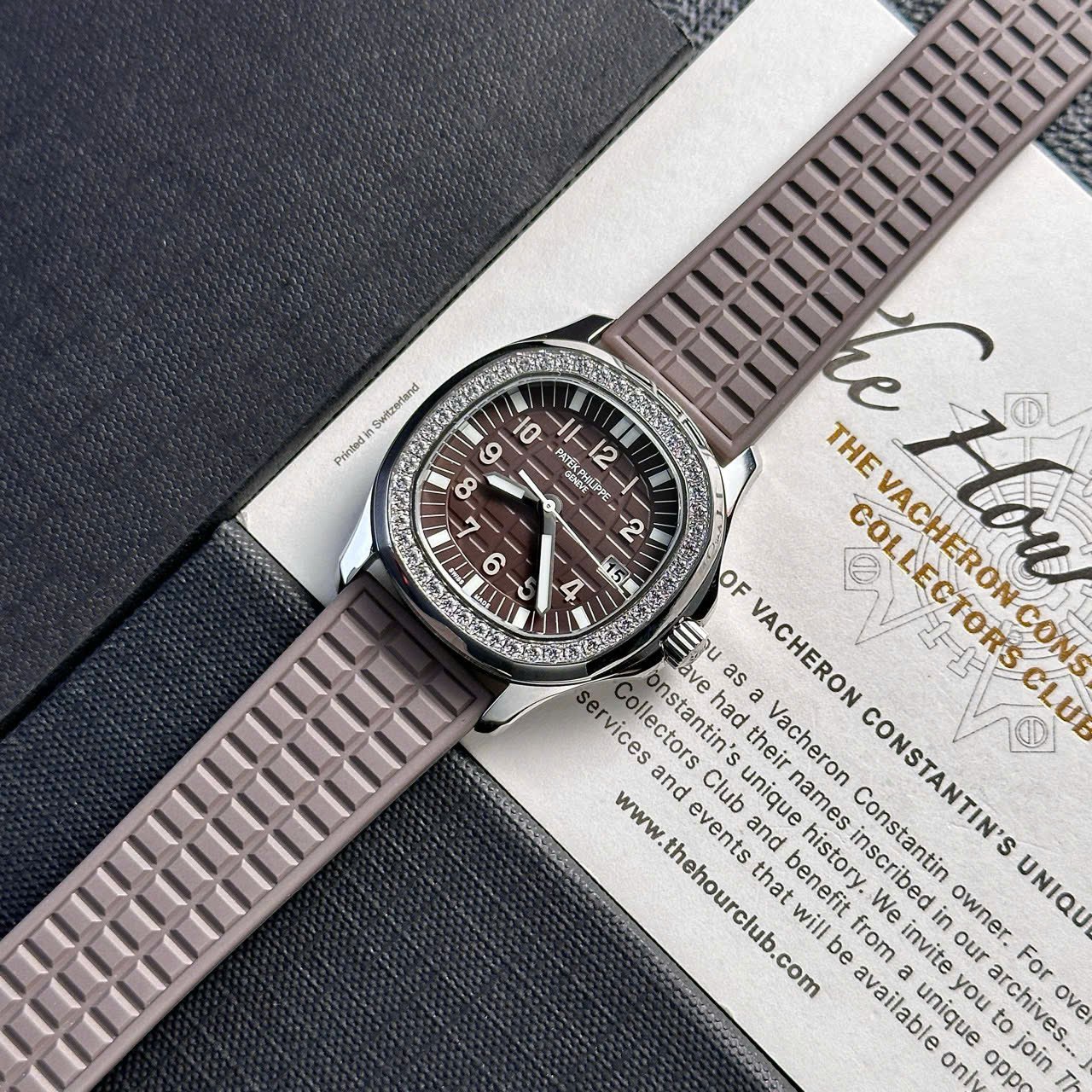 Patek Philippe Aquanaut 5067A-023 Brown Dial Quartz 1:1 Replica PPF 35.6mm - 图片 3