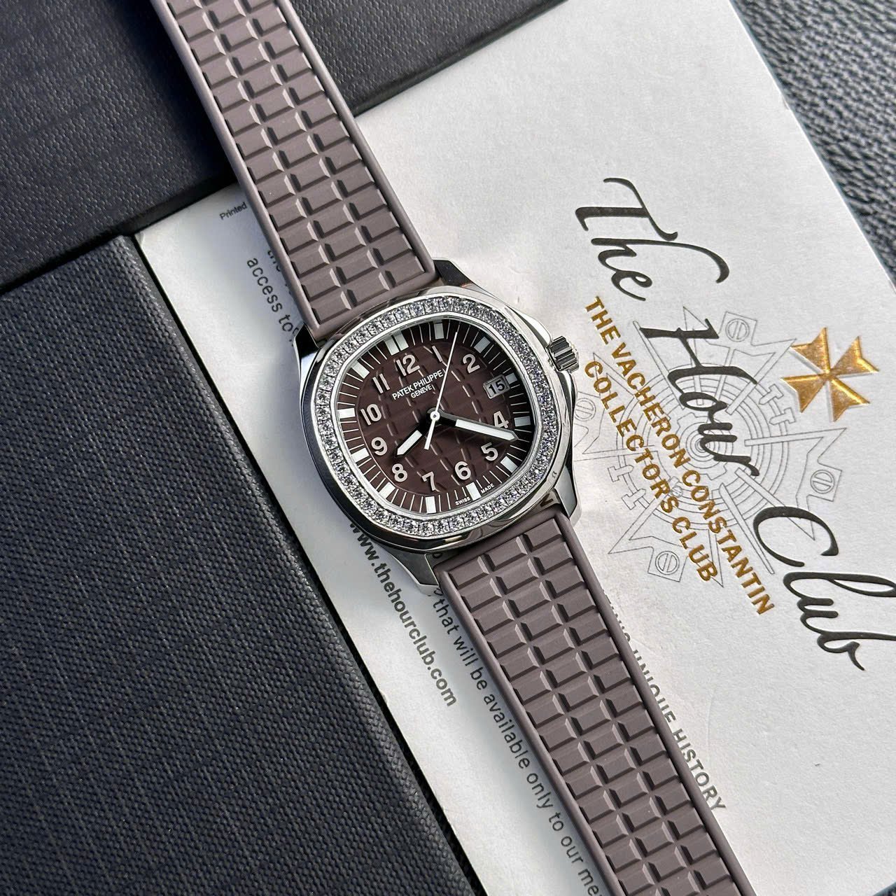 Patek Philippe Aquanaut 5067A-023 Brown Dial Quartz 1:1 Replica PPF 35.6mm - 图片 4
