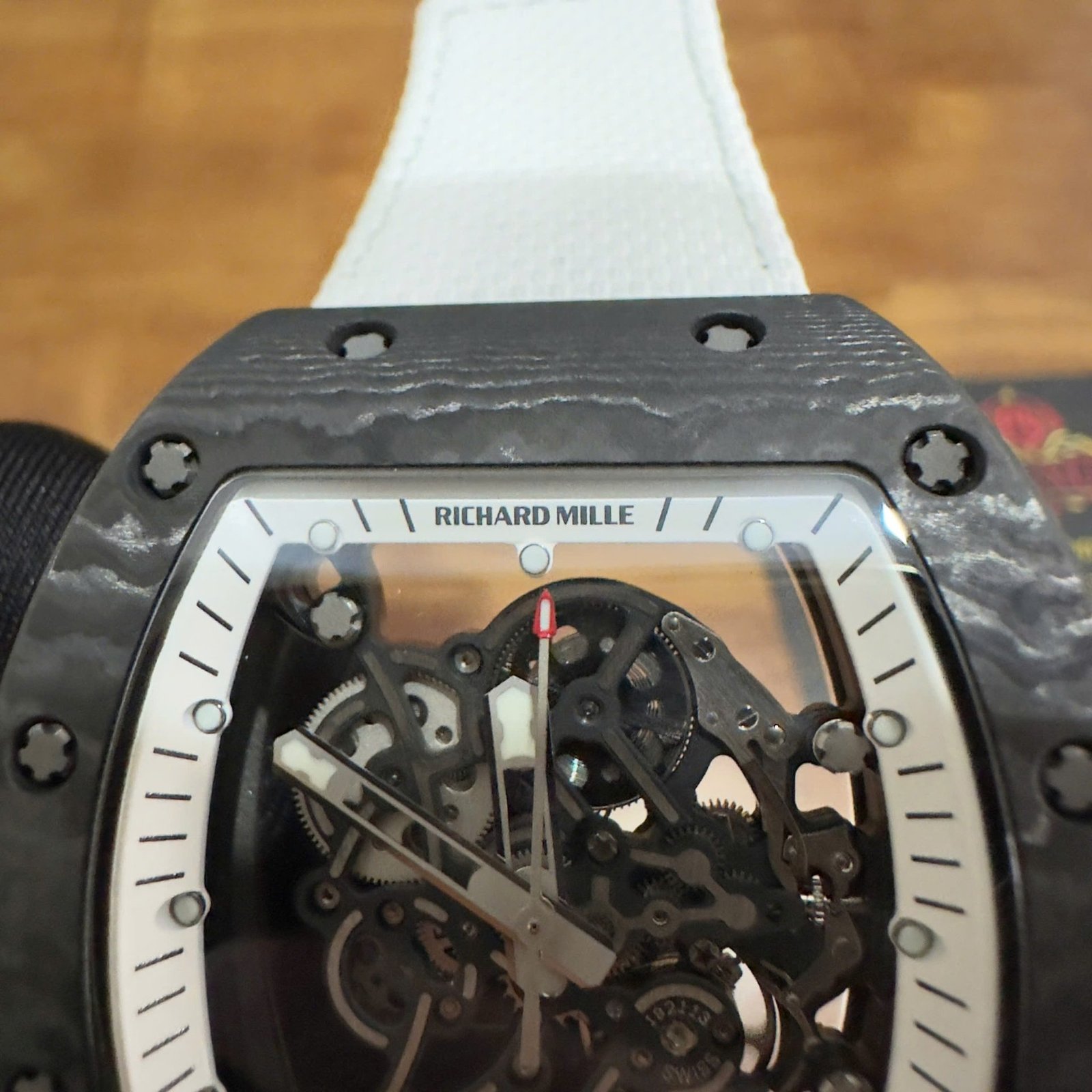 Richard Mille RM055 Bubba Watson Americas Edition Custom Made Exquisite NTPT Carbon Fiber 1:1 Vaucher Movement Exclusive Quality - 图片 9